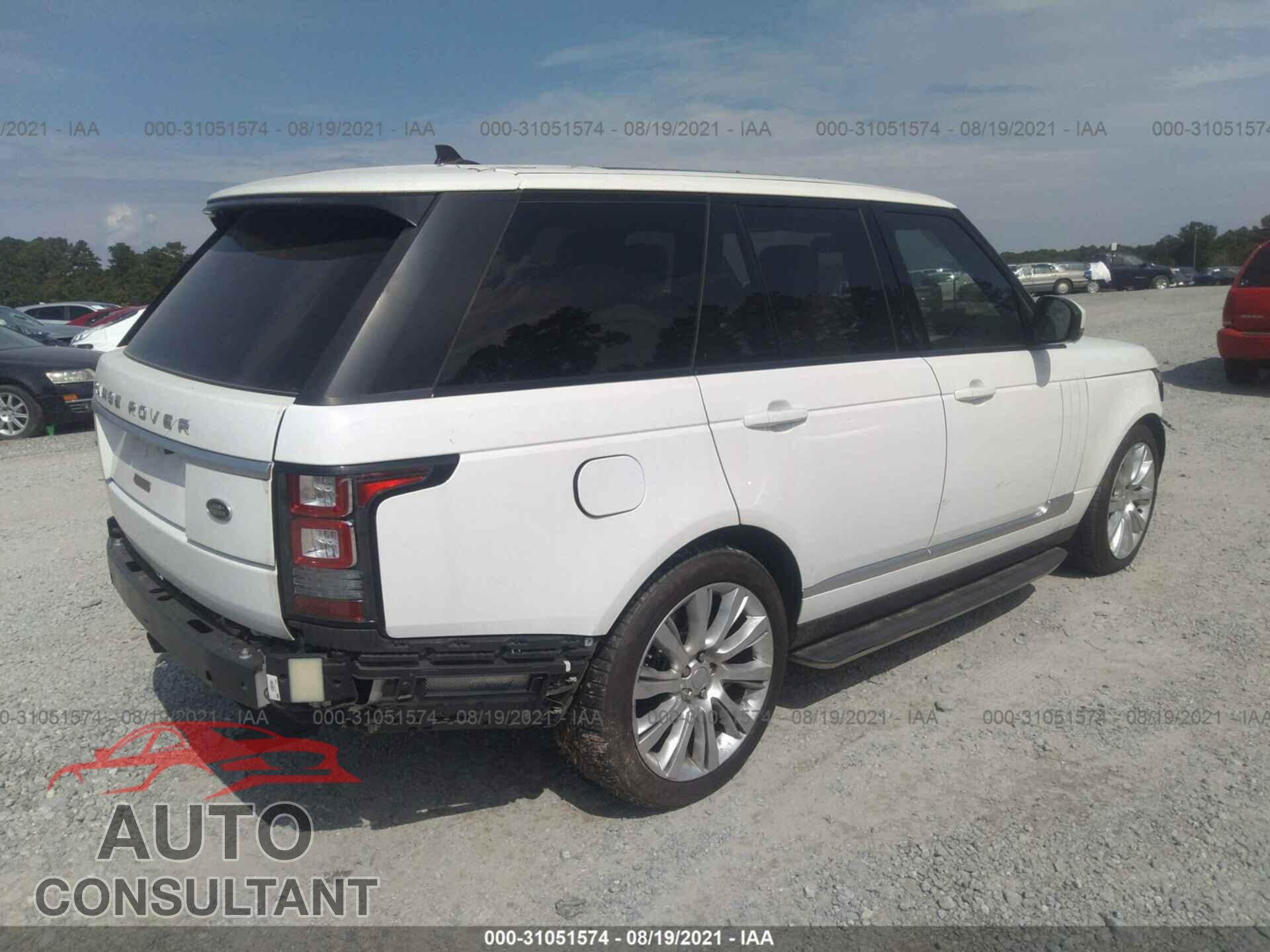 LAND ROVER RANGE ROVER 2016 - SALGS2EF4GA285039