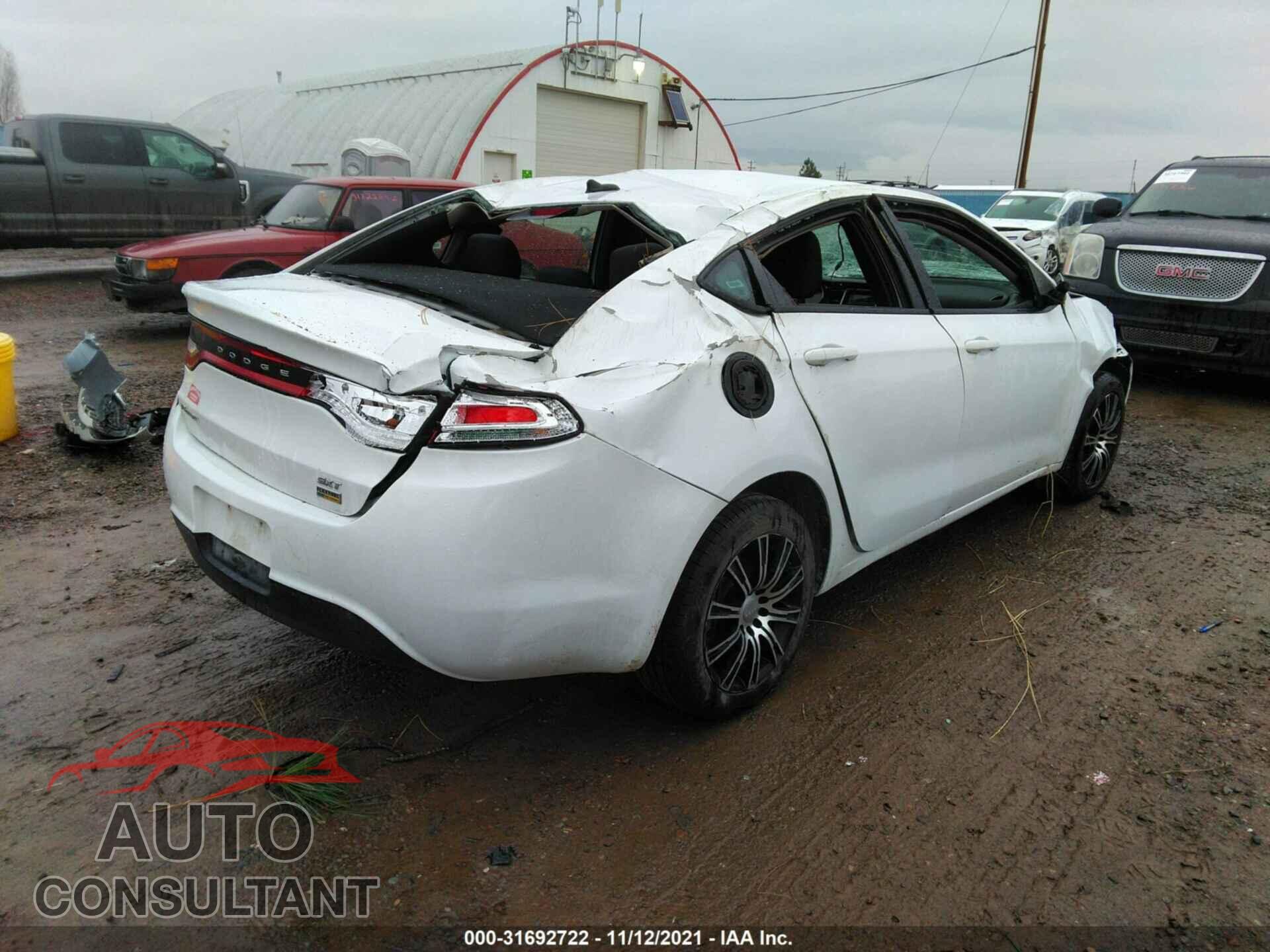 DODGE DART 2016 - 1C3CDFBA5GD652467