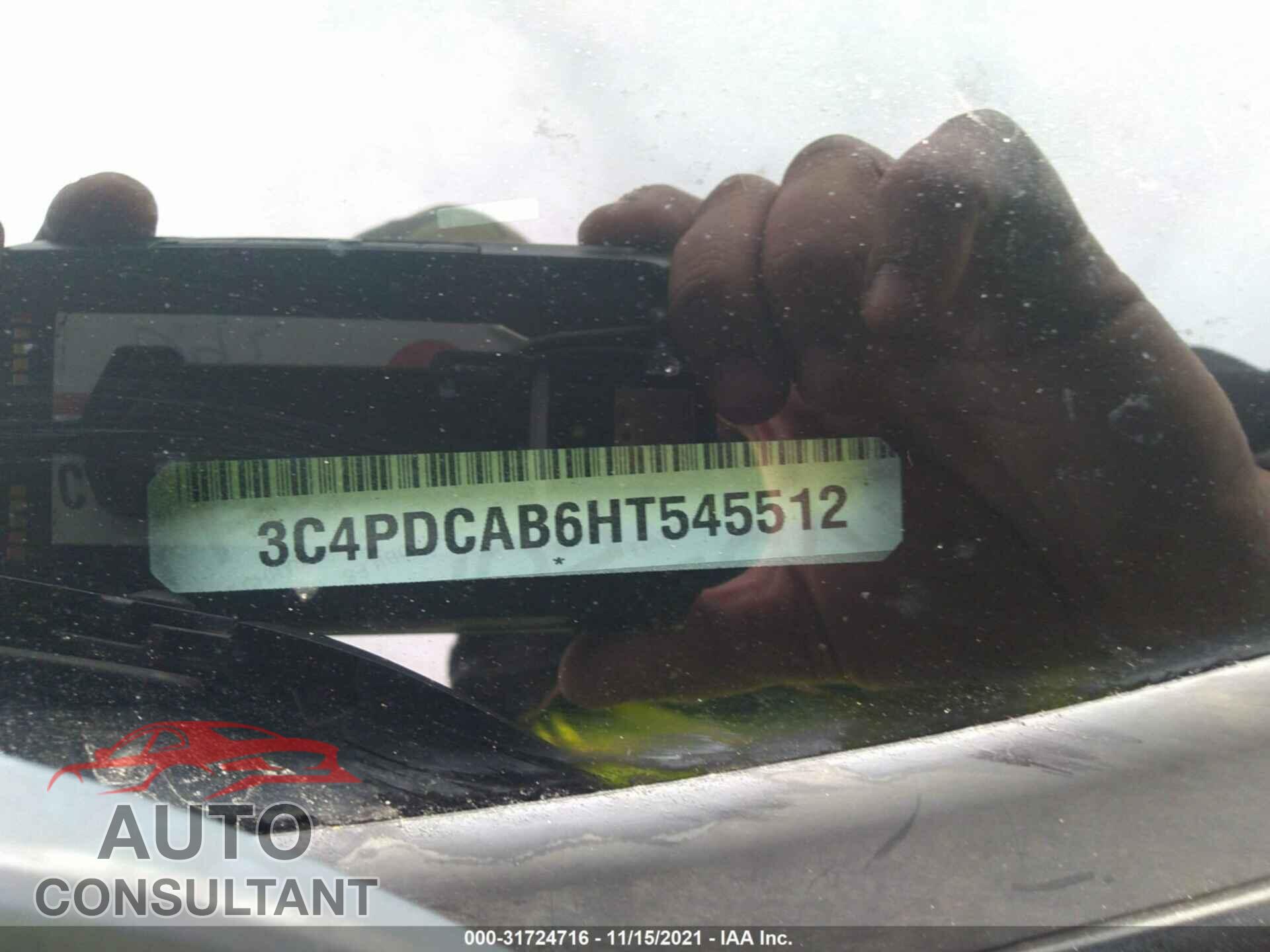 DODGE JOURNEY 2017 - 3C4PDCAB6HT545512