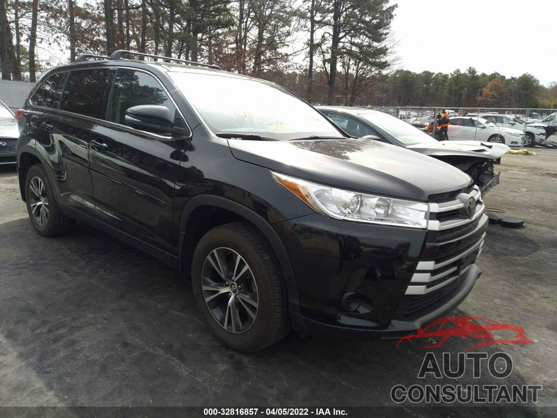 TOYOTA HIGHLANDER 2019 - 5TDBZRFH4KS996578