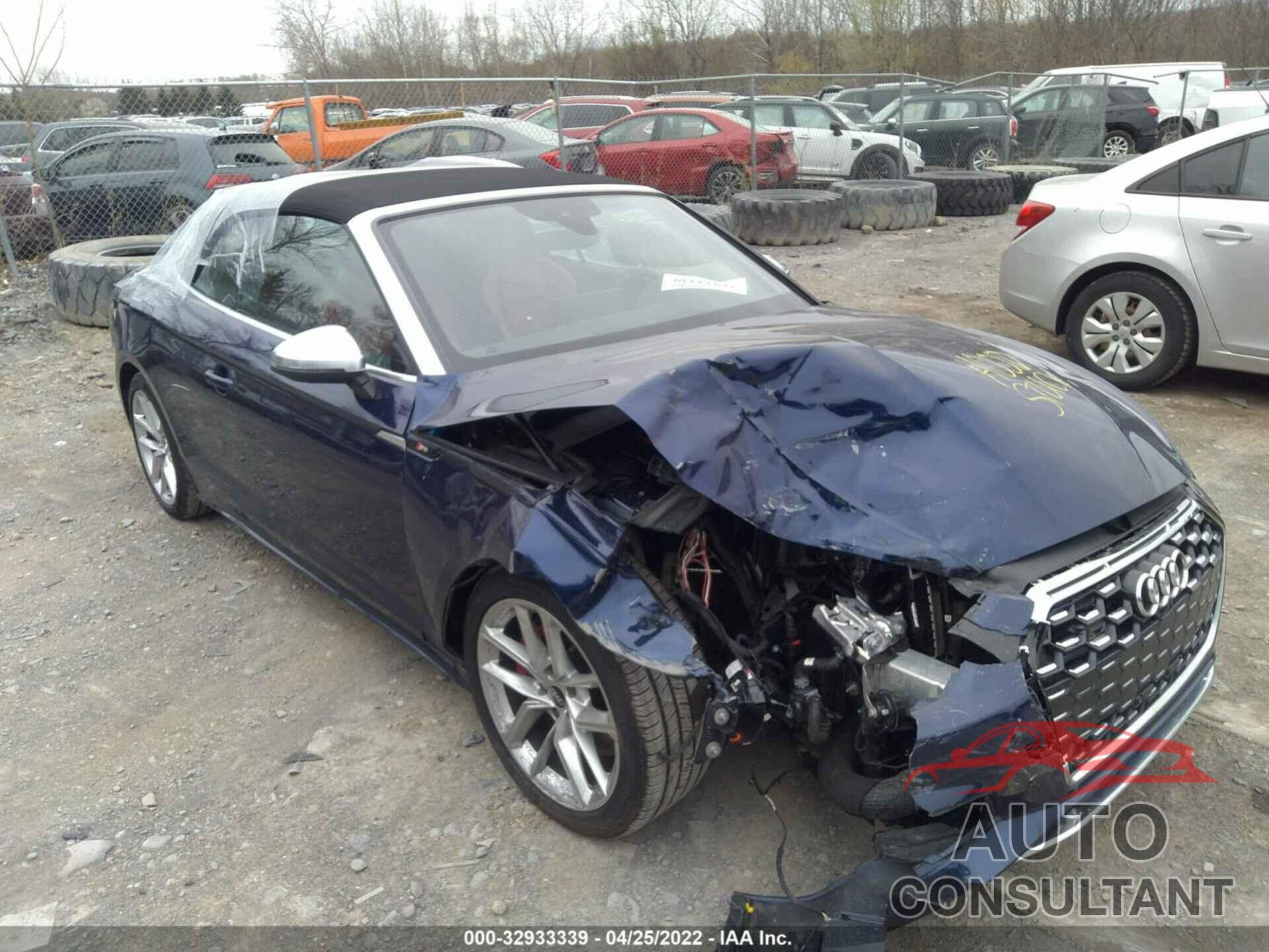 AUDI S5 CABRIOLET 2021 - WAUW4GF56MN005378