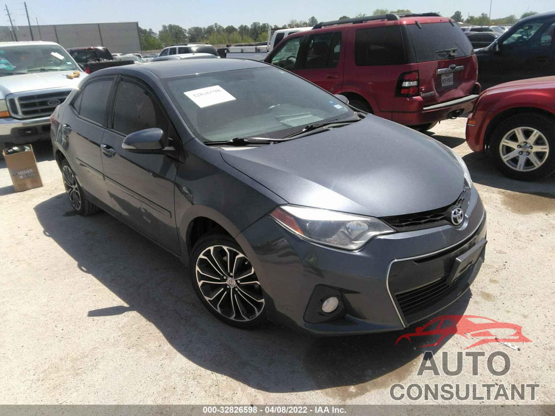 TOYOTA COROLLA 2016 - 5YFBURHE3GP409689