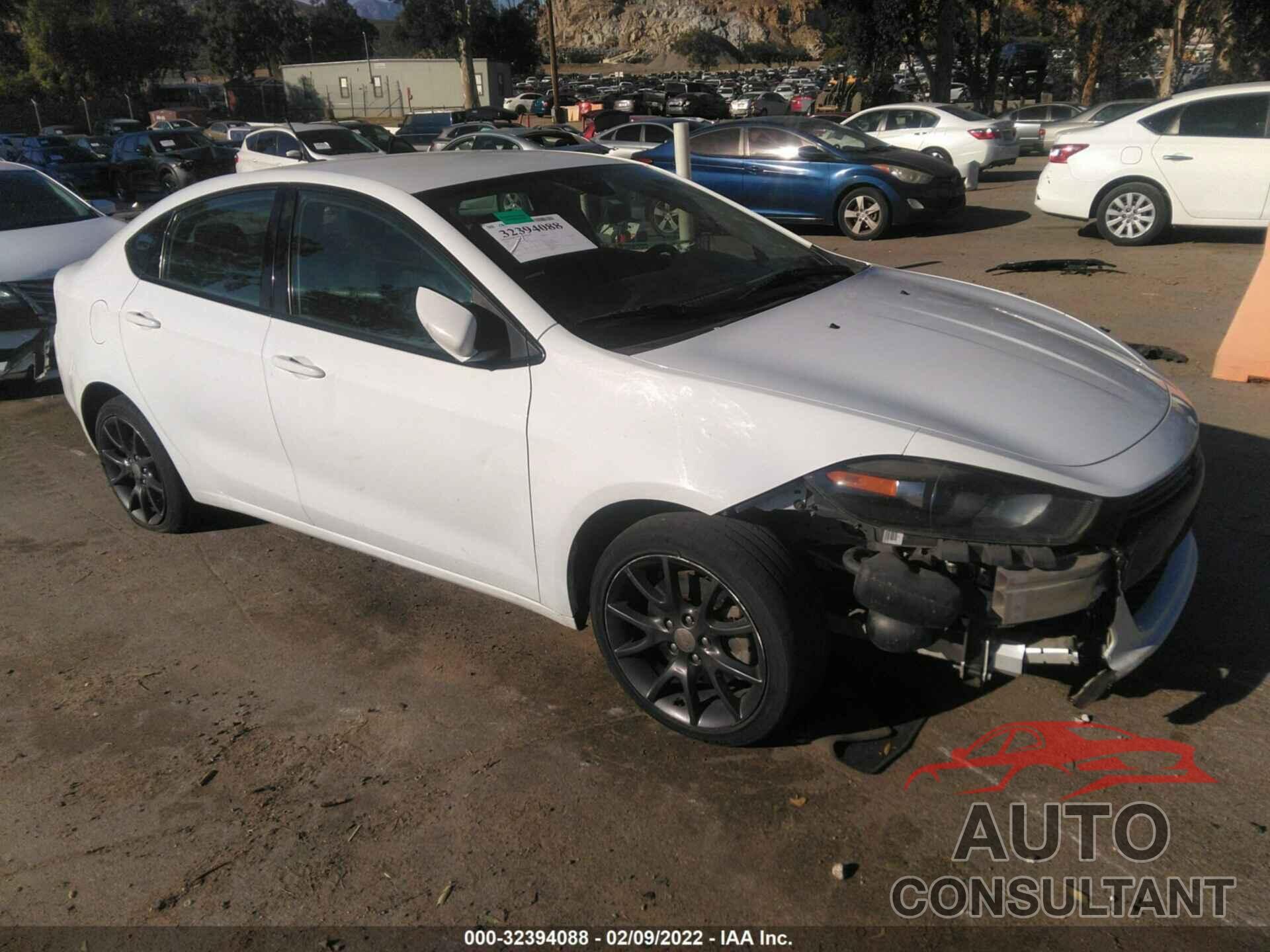 DODGE DART 2016 - 1C3CDFAA0GD606210