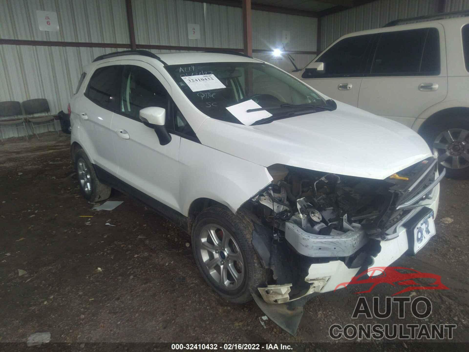 FORD ECOSPORT 2019 - MAJ3S2GE1KC257700