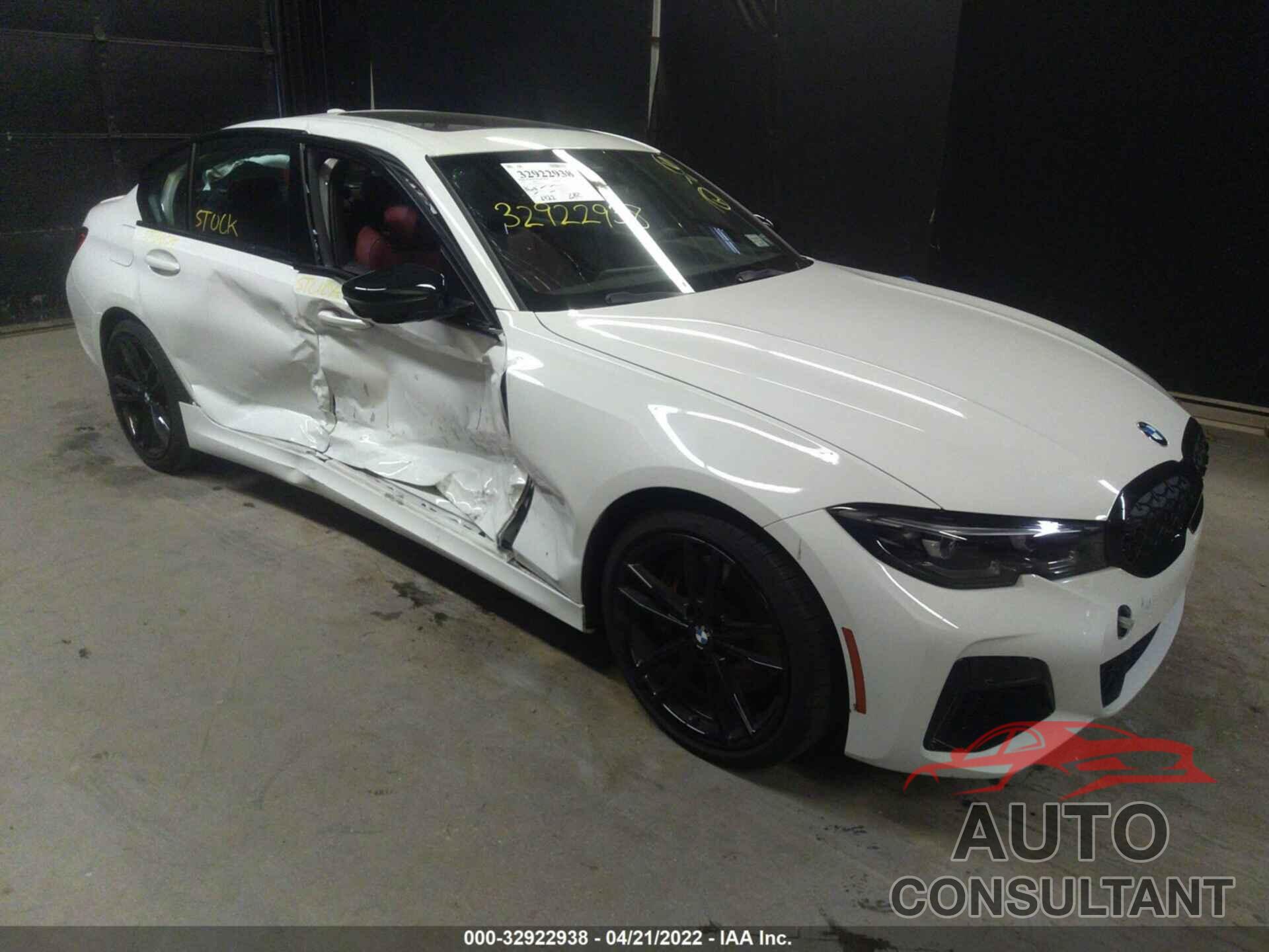BMW 3 SERIES 2022 - 3MW5U9J05N8C30706