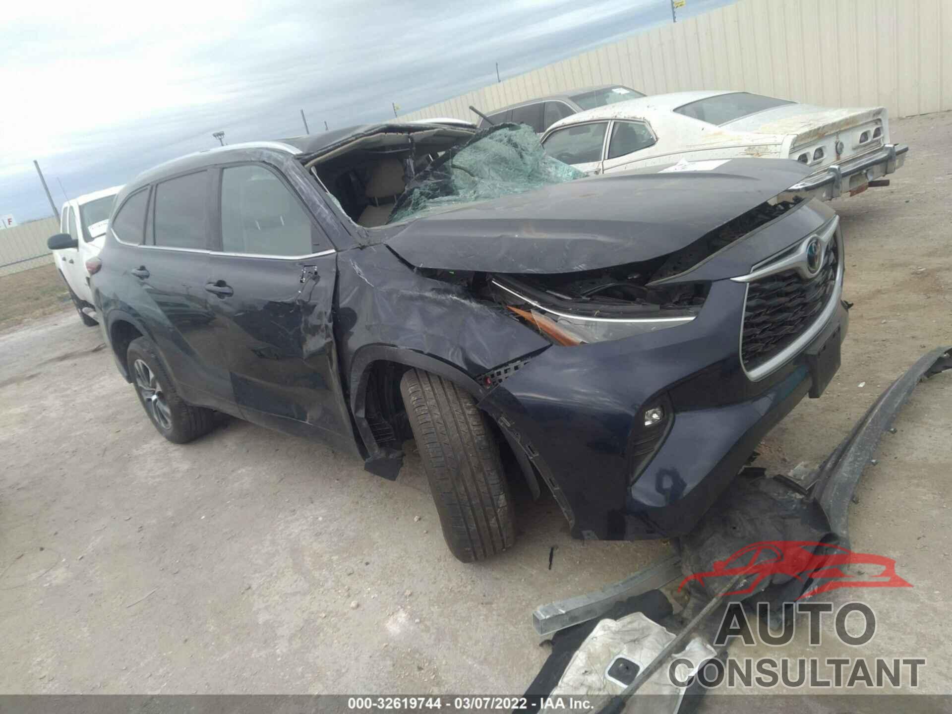 TOYOTA HIGHLANDER 2021 - 5TDGZRAH5MS070660