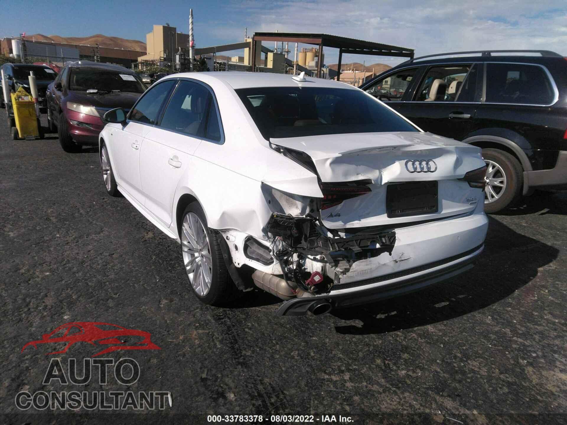 AUDI A4 2018 - WAULMAF40JA101534