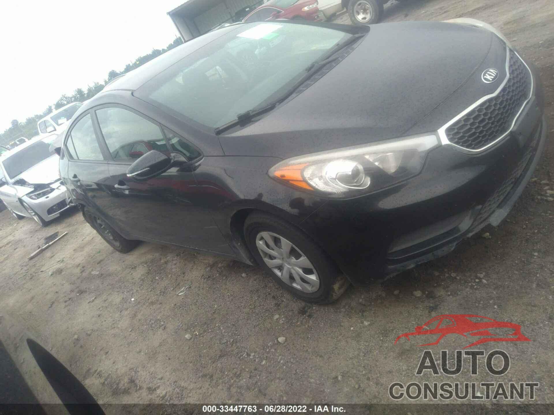 KIA FORTE 2016 - KNAFX4A64G5498245