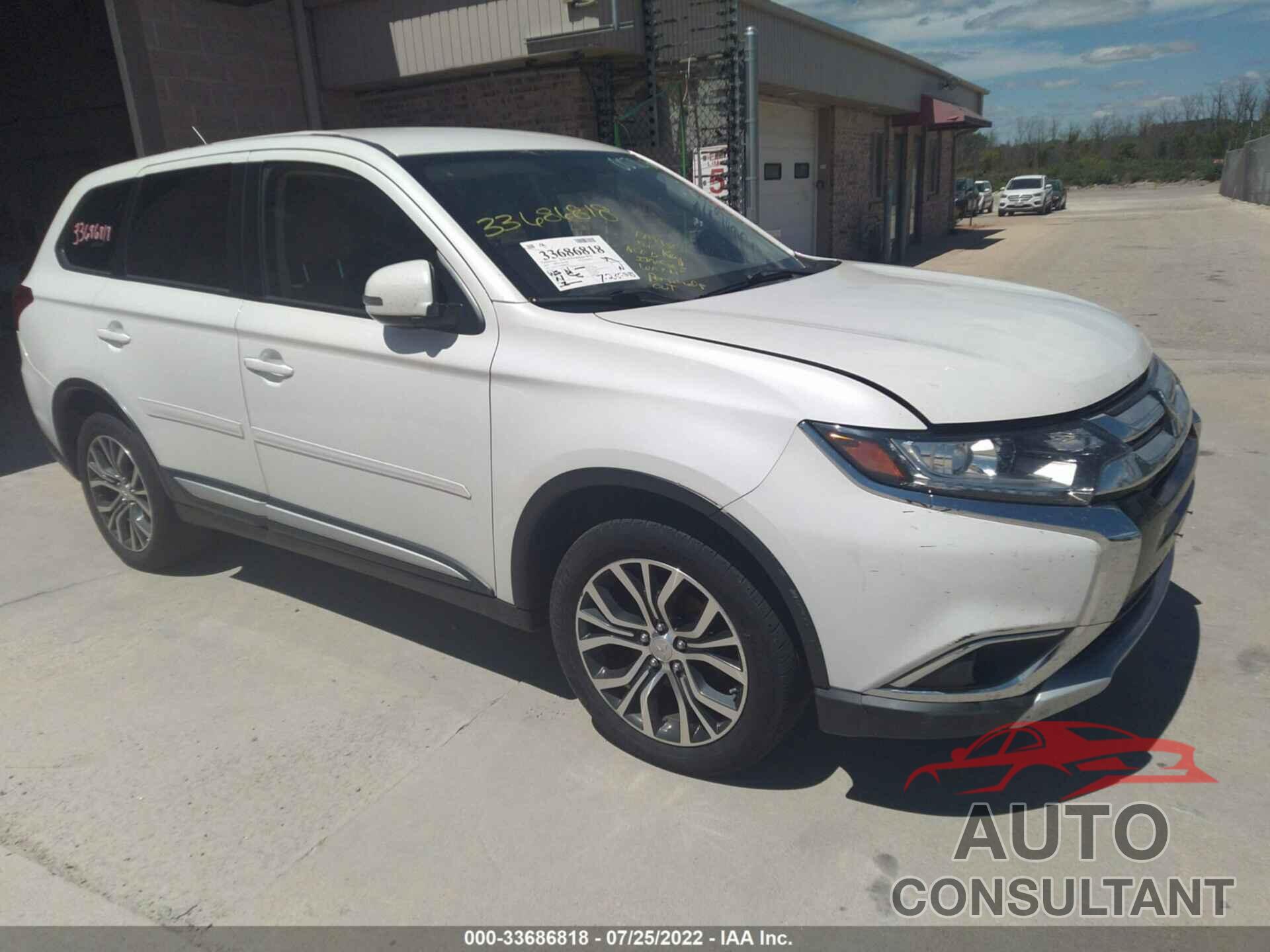 MITSUBISHI OUTLANDER 2016 - JA4AZ3A34GZ007215