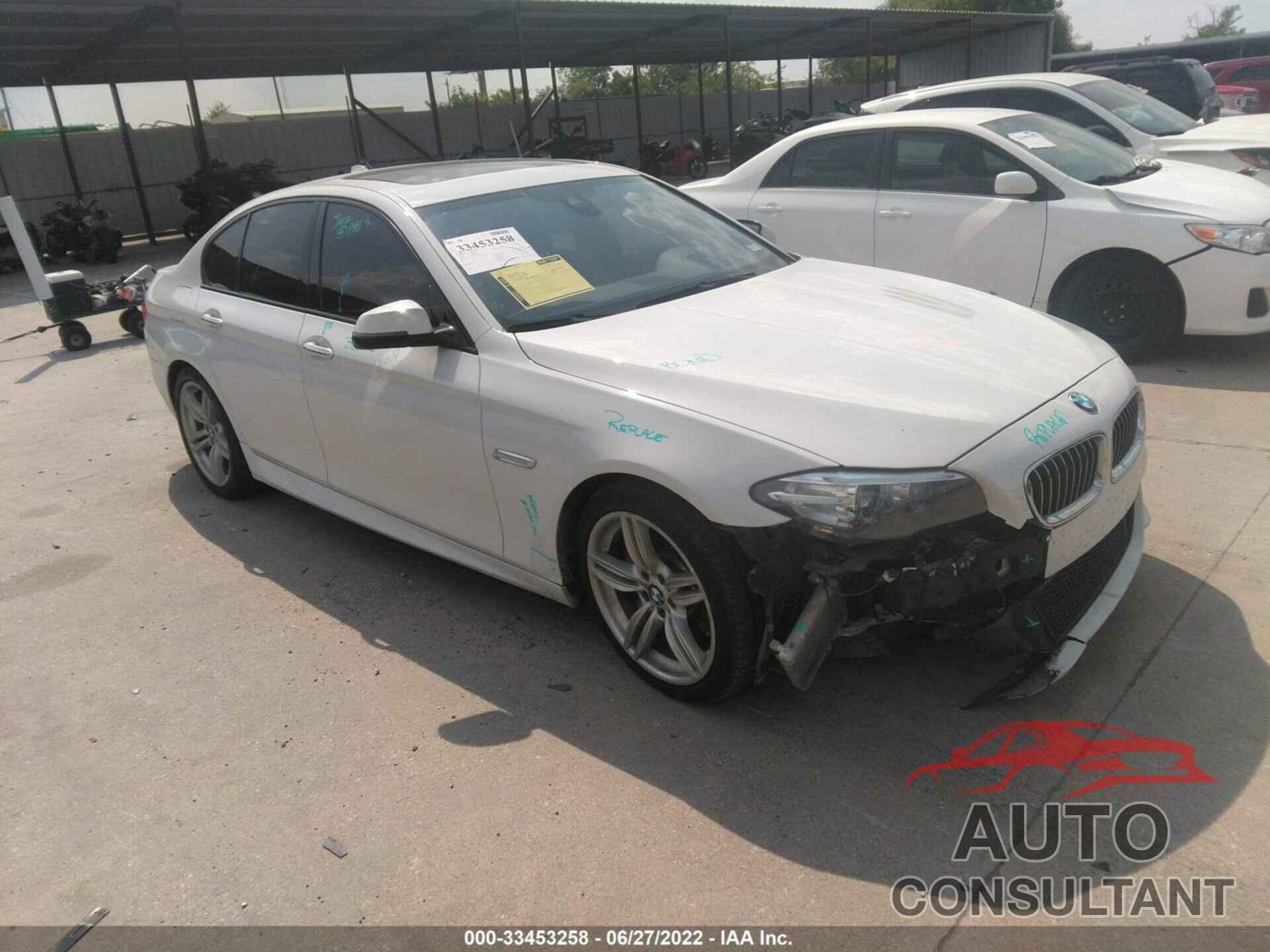 BMW 5 SERIES 2016 - WBA5B1C50GG130212