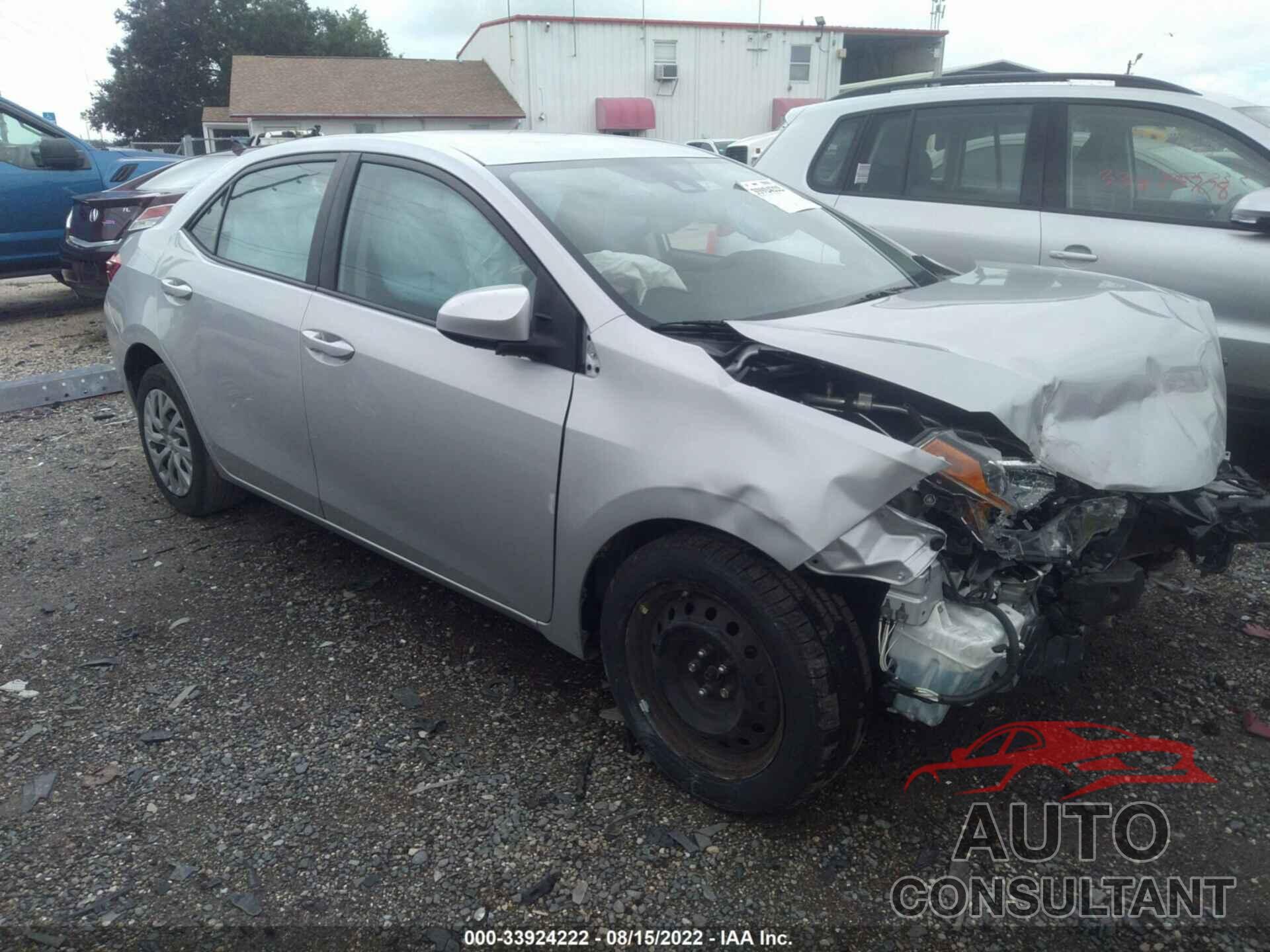 TOYOTA COROLLA 2018 - 2T1BURHE0JC099492