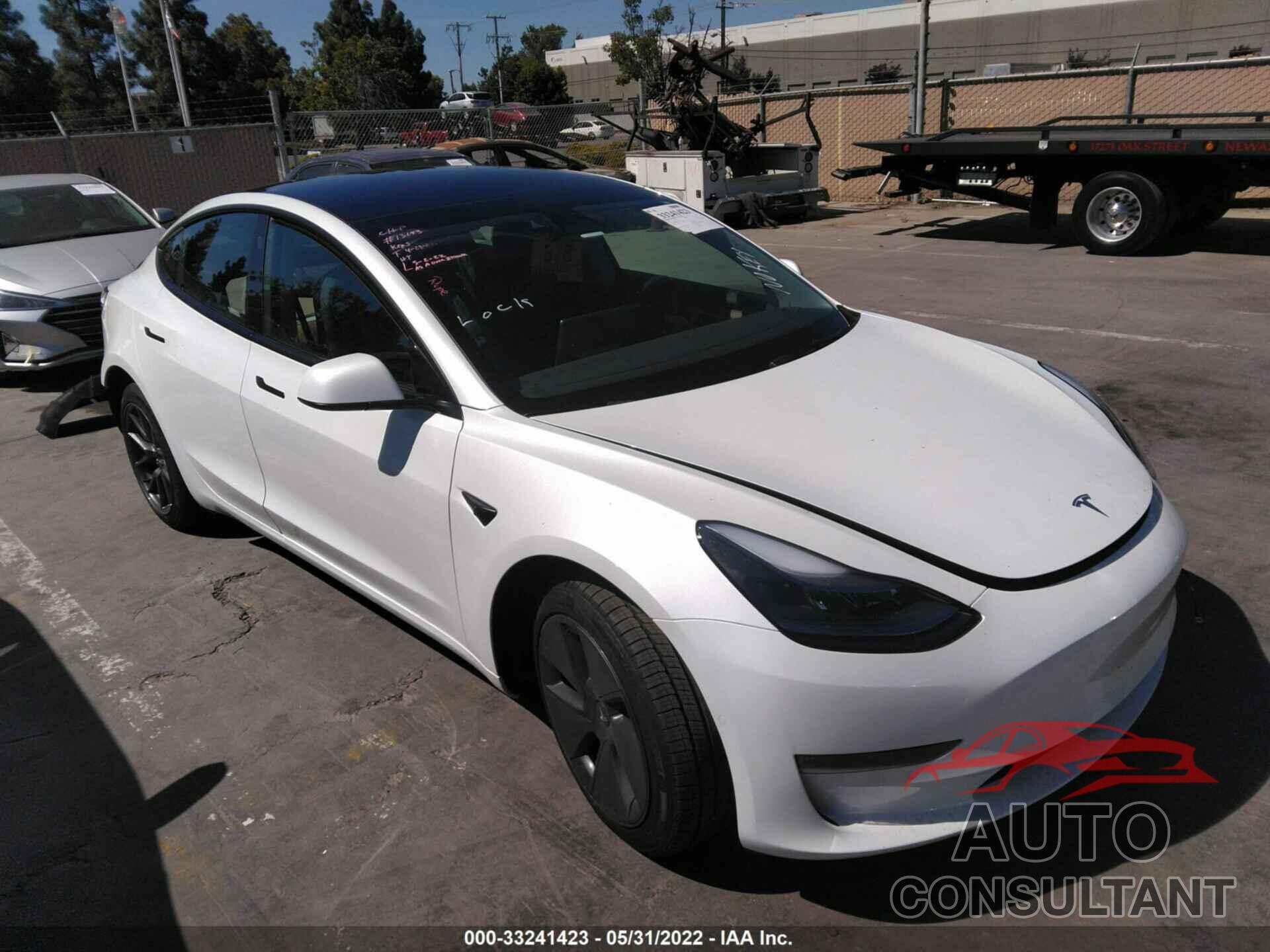 TESLA MODEL 3 2022 - 5YJ3E1EB7NF213132