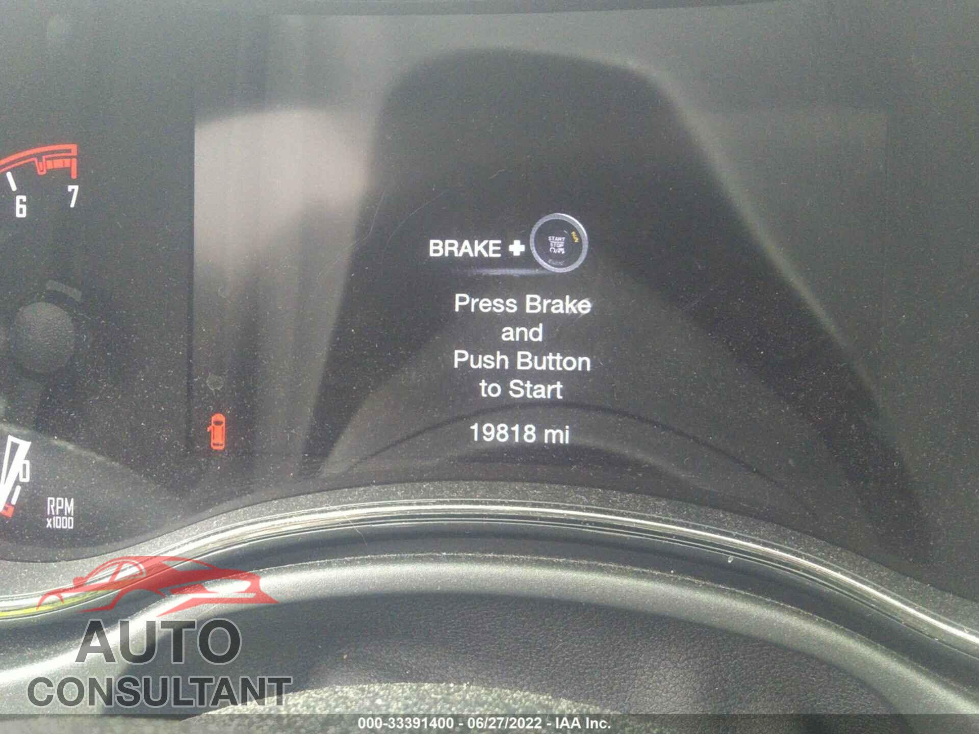 DODGE DURANGO 2020 - 1C4RDJDG7LC287512
