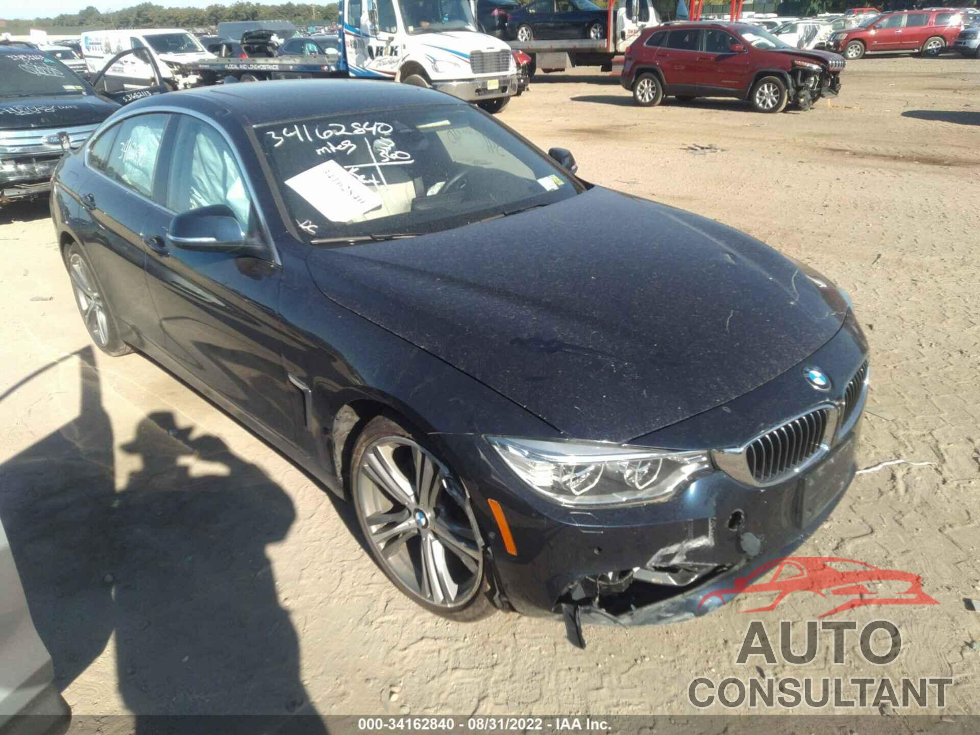 BMW 4 SERIES 2017 - WBA4F9C3XHG812920