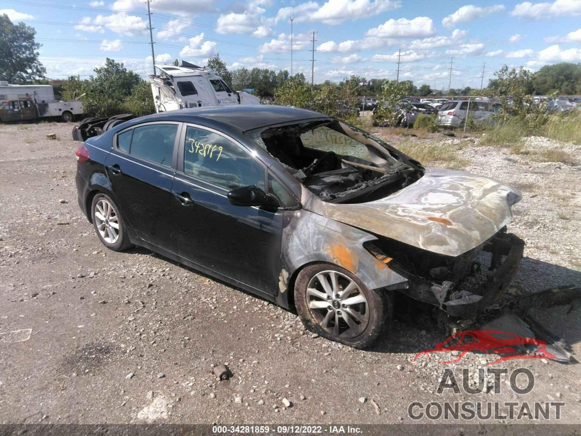 KIA FORTE 2017 - 3KPFL4A74HE083097