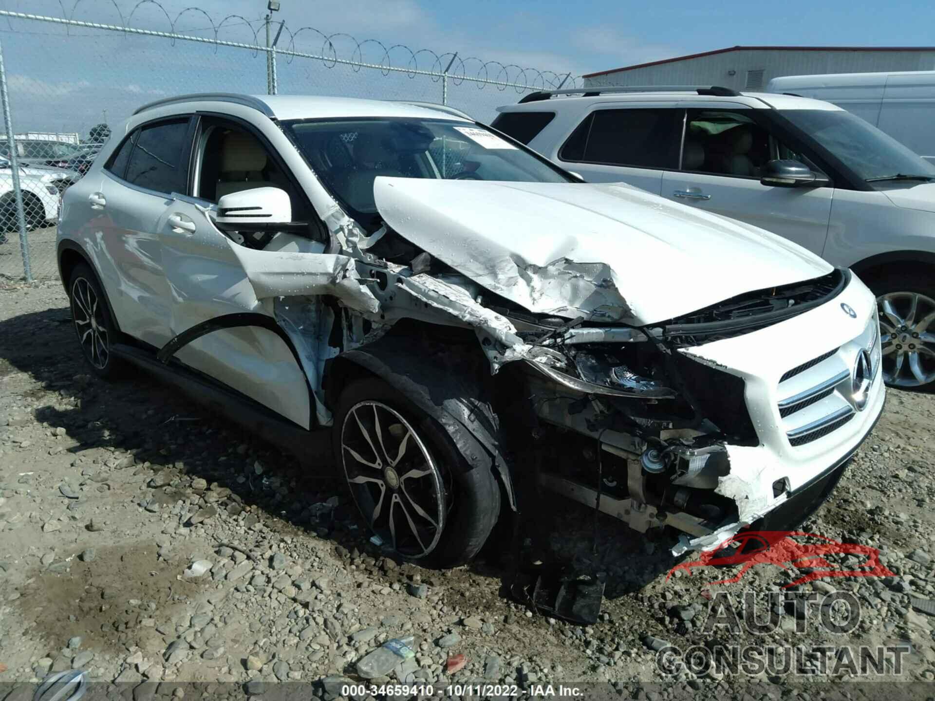 MERCEDES-BENZ GLA 250 2017 - WDCTG4EB3HJ313036