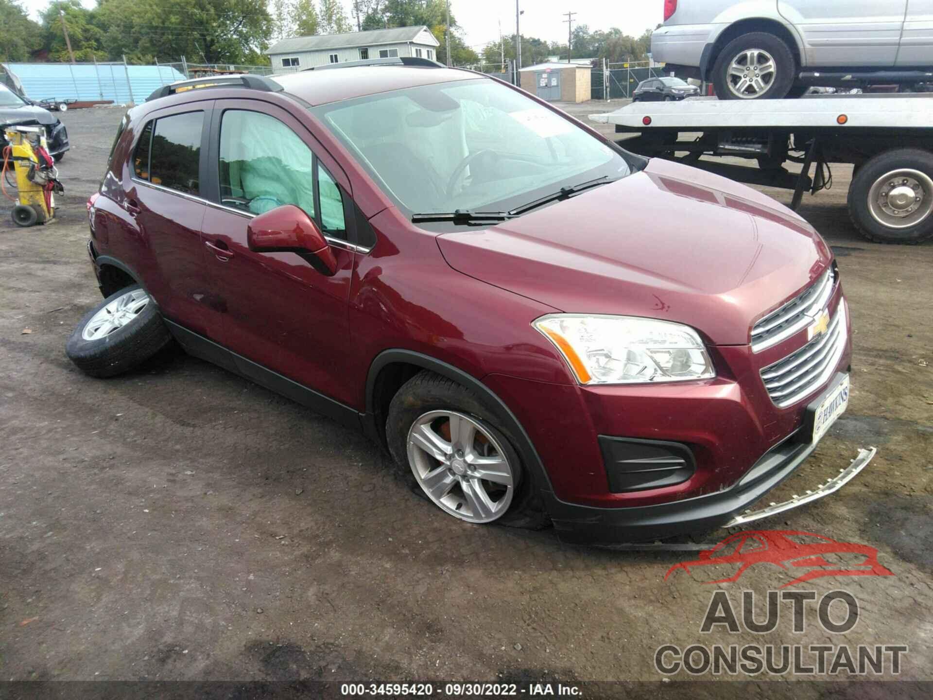 CHEVROLET TRAX 2016 - 3GNCJPSB8GL153103