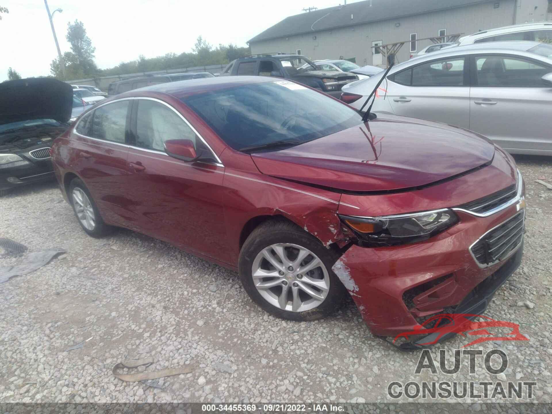 CHEVROLET MALIBU 2017 - 1G1ZE5ST7HF191379