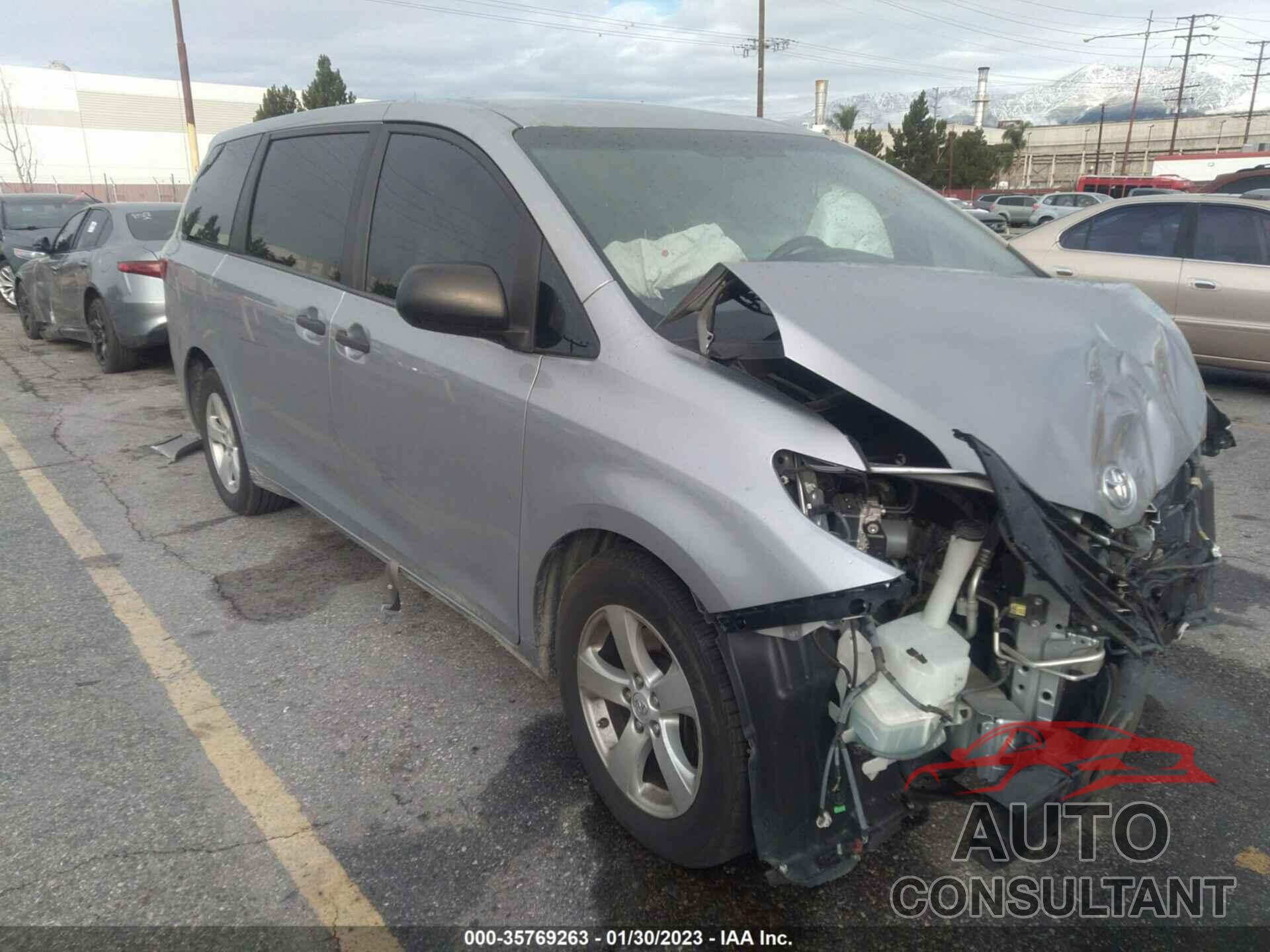 TOYOTA SIENNA 2017 - 5TDZZ3DC9HS858238