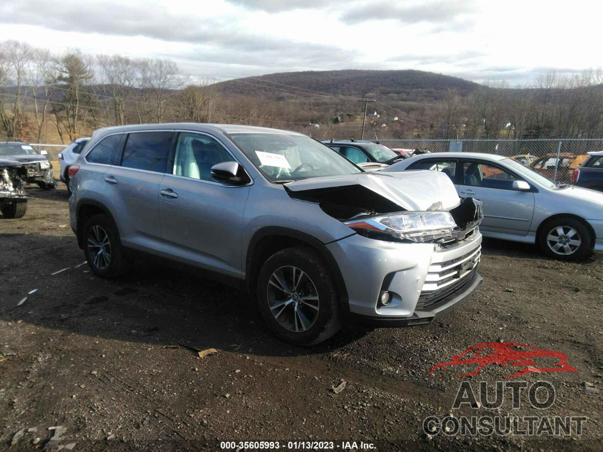 TOYOTA HIGHLANDER 2019 - 5TDBZRFH6KS940917
