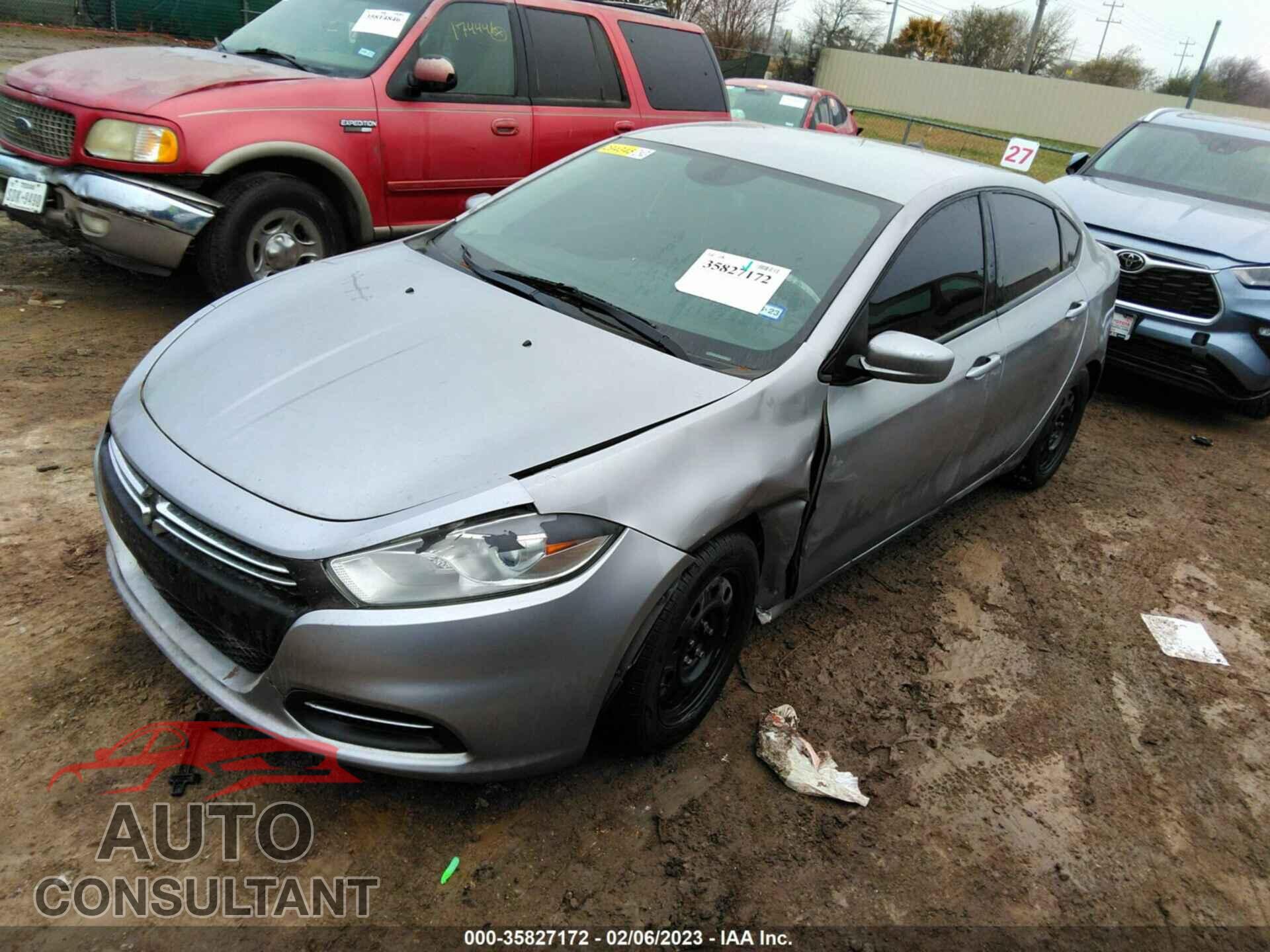 DODGE DART 2015 - 1C3CDFAA3FD187543