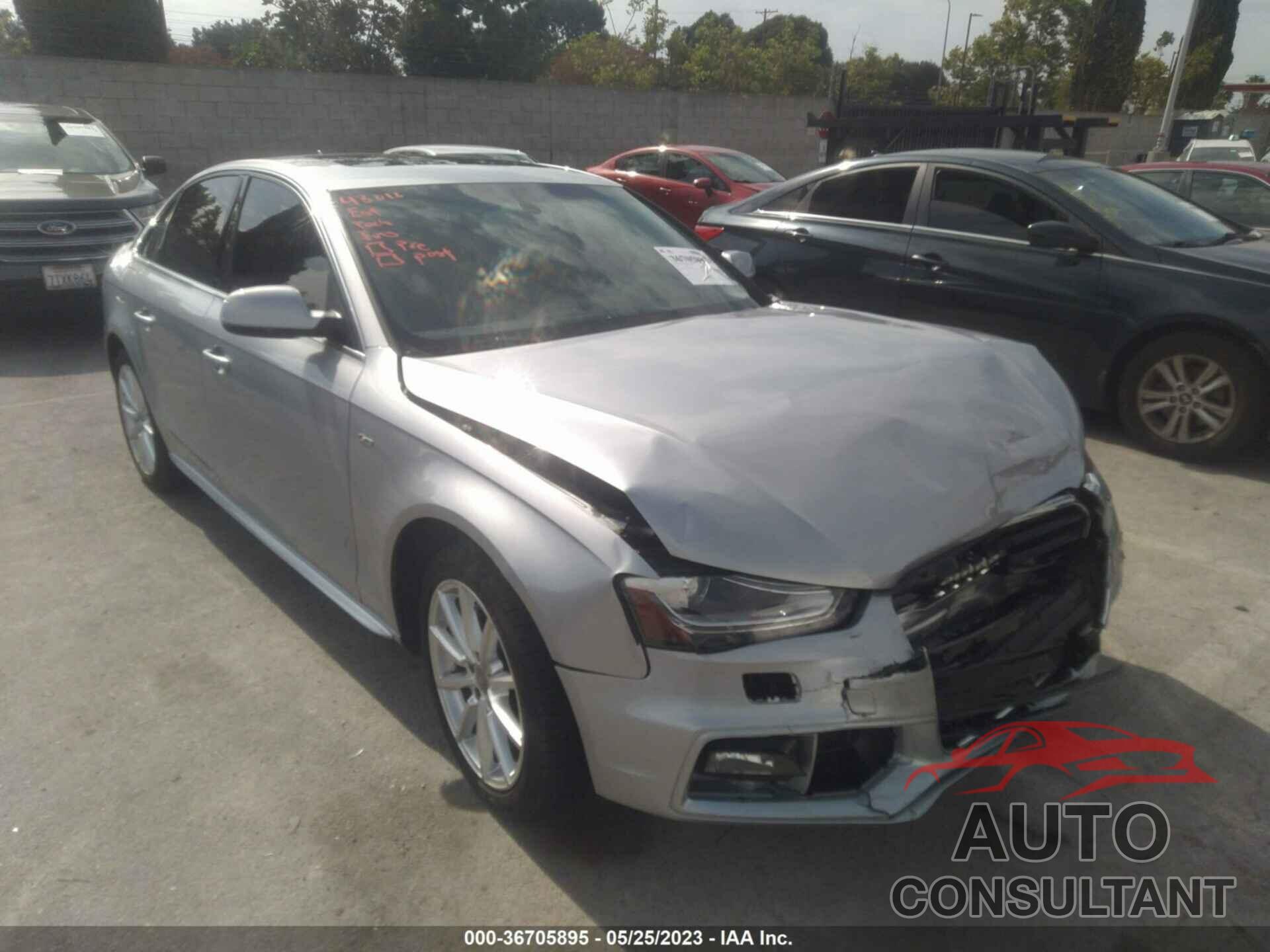 AUDI A4 2016 - WAUBFAFL2GN010876