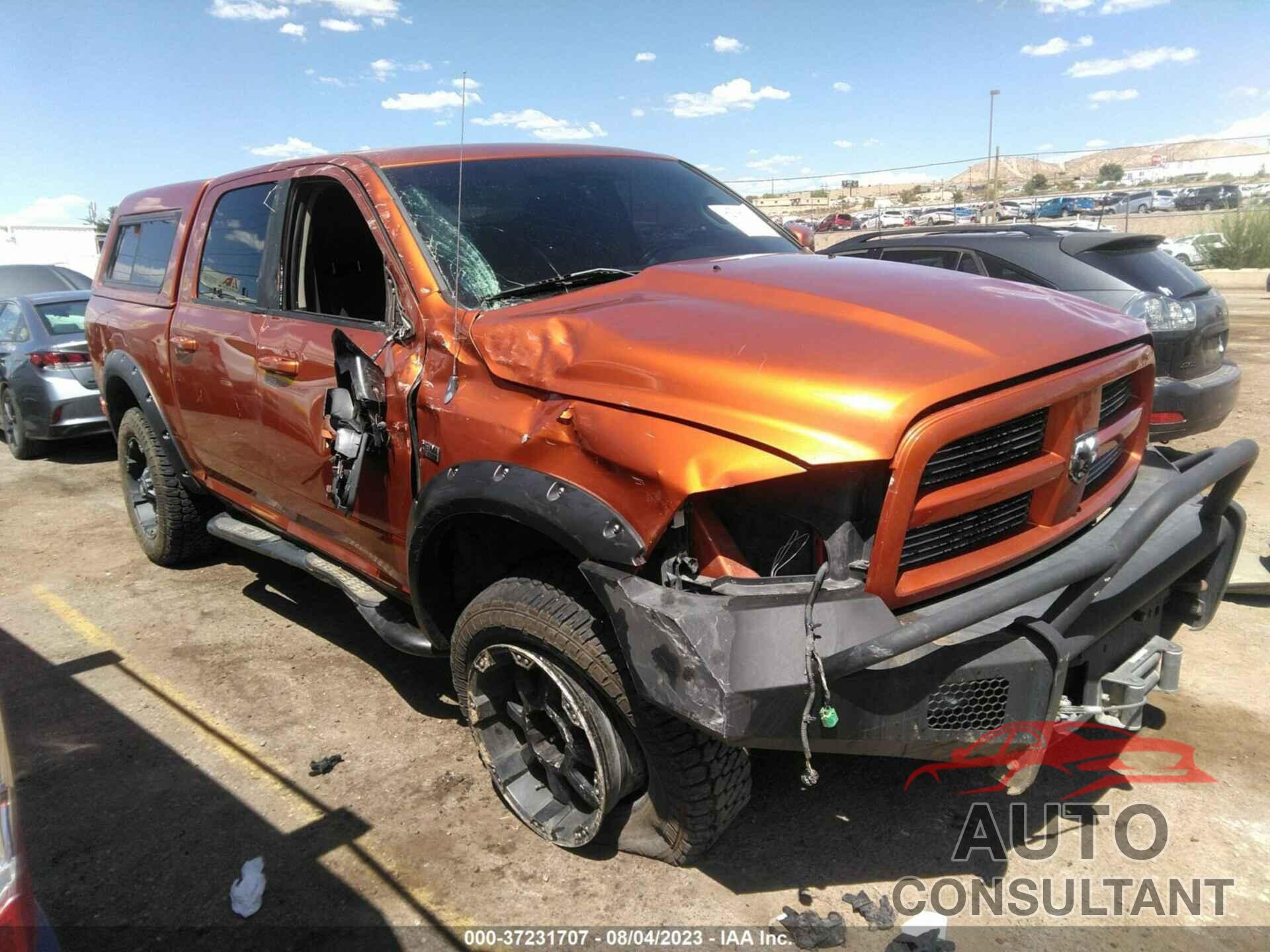 DODGE RAM 1500 2010 - 1D7RV1CT6AS210537