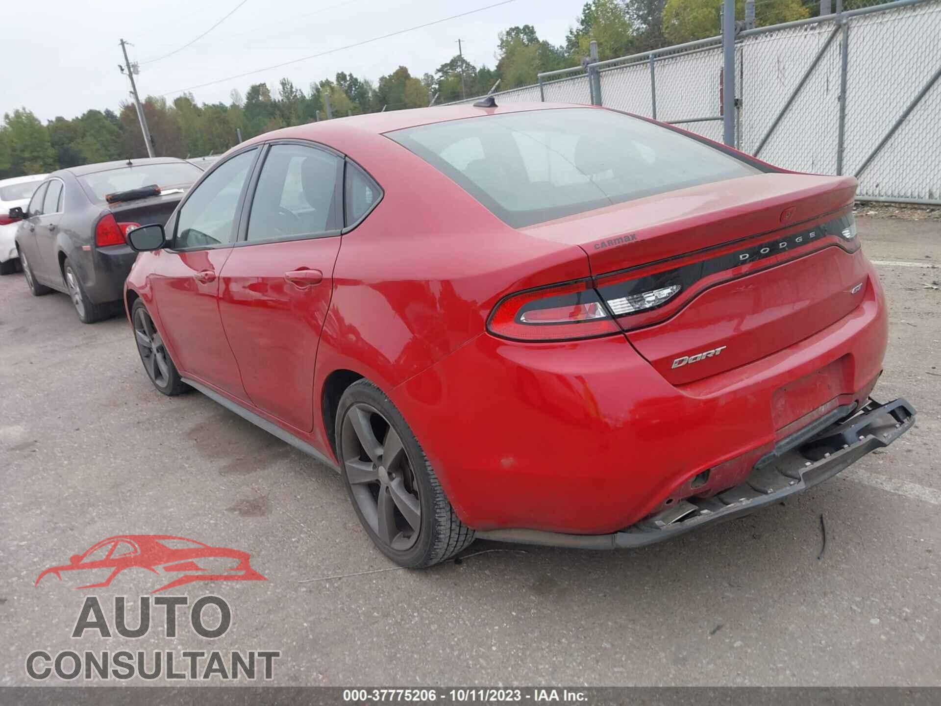 DODGE DART 2015 - 1C3CDFEB6FD141854