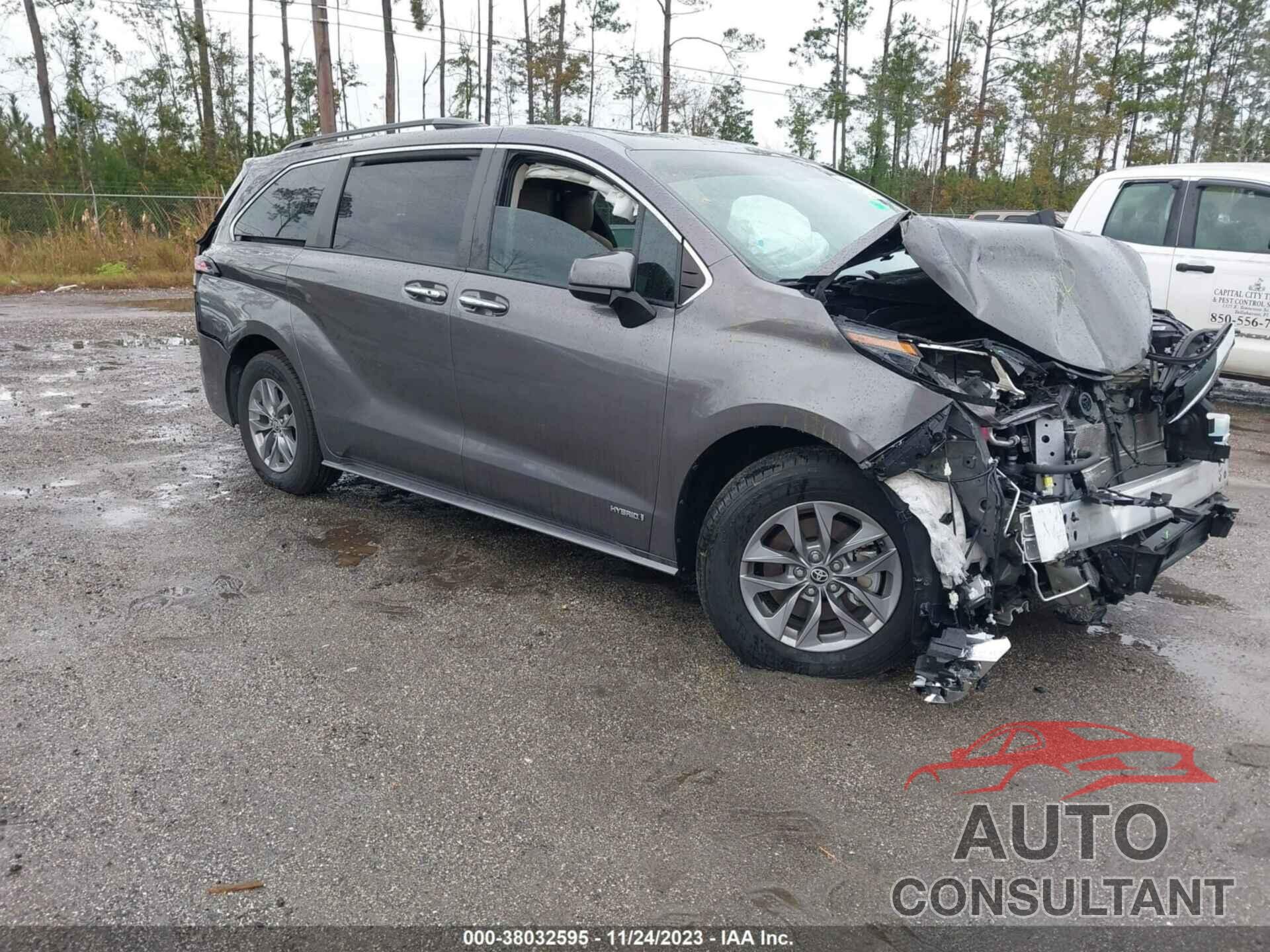 TOYOTA SIENNA 2021 - 5TDJRKEC0MS004464