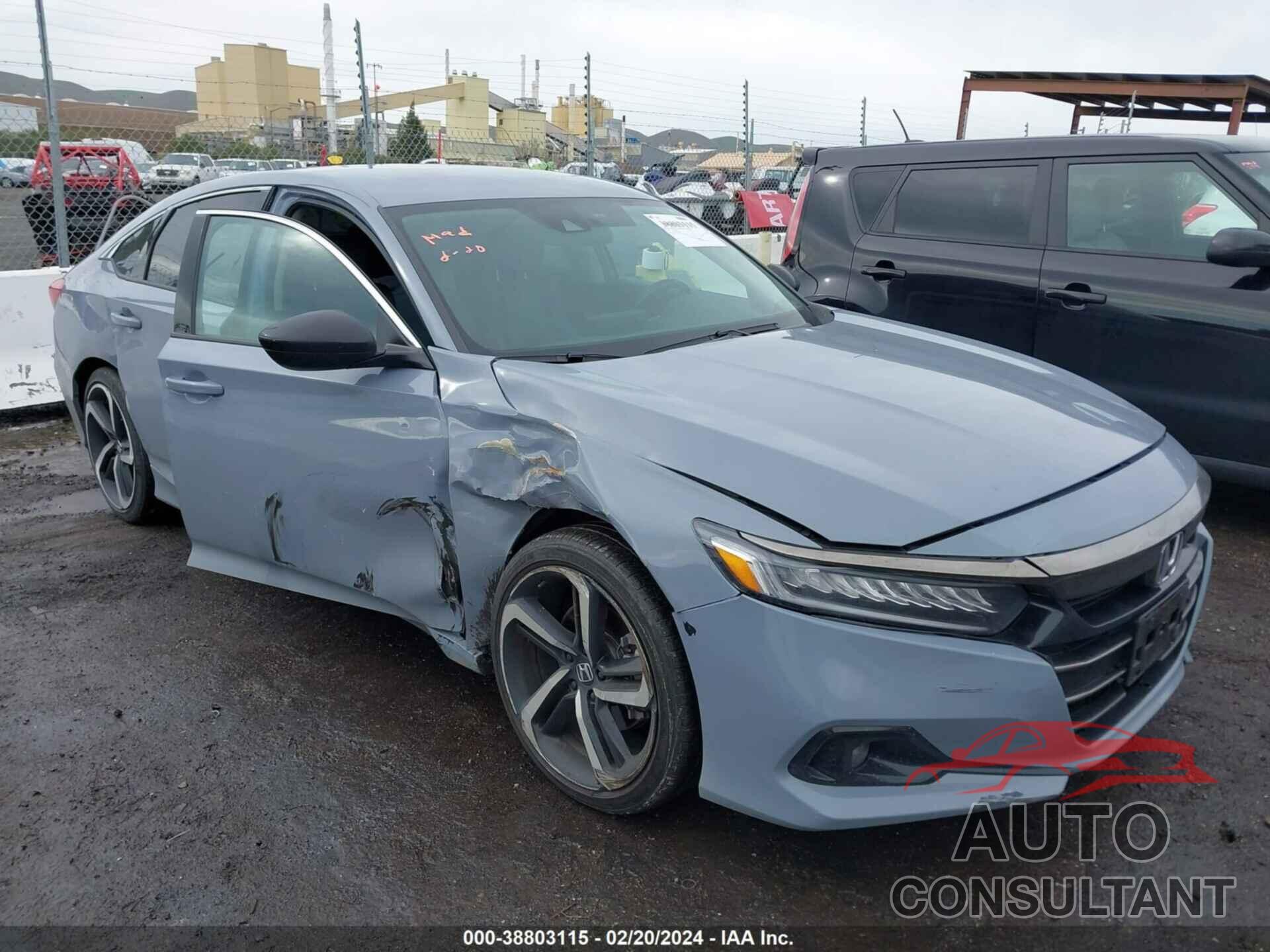 HONDA ACCORD 2021 - 1HGCV1F46MA006577