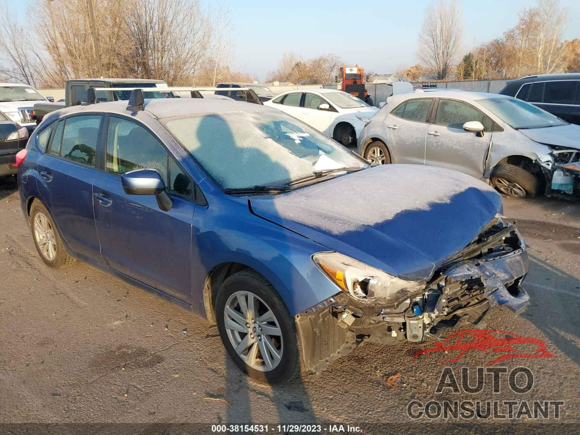 SUBARU IMPREZA 2015 - JF1GPAC68FH206957