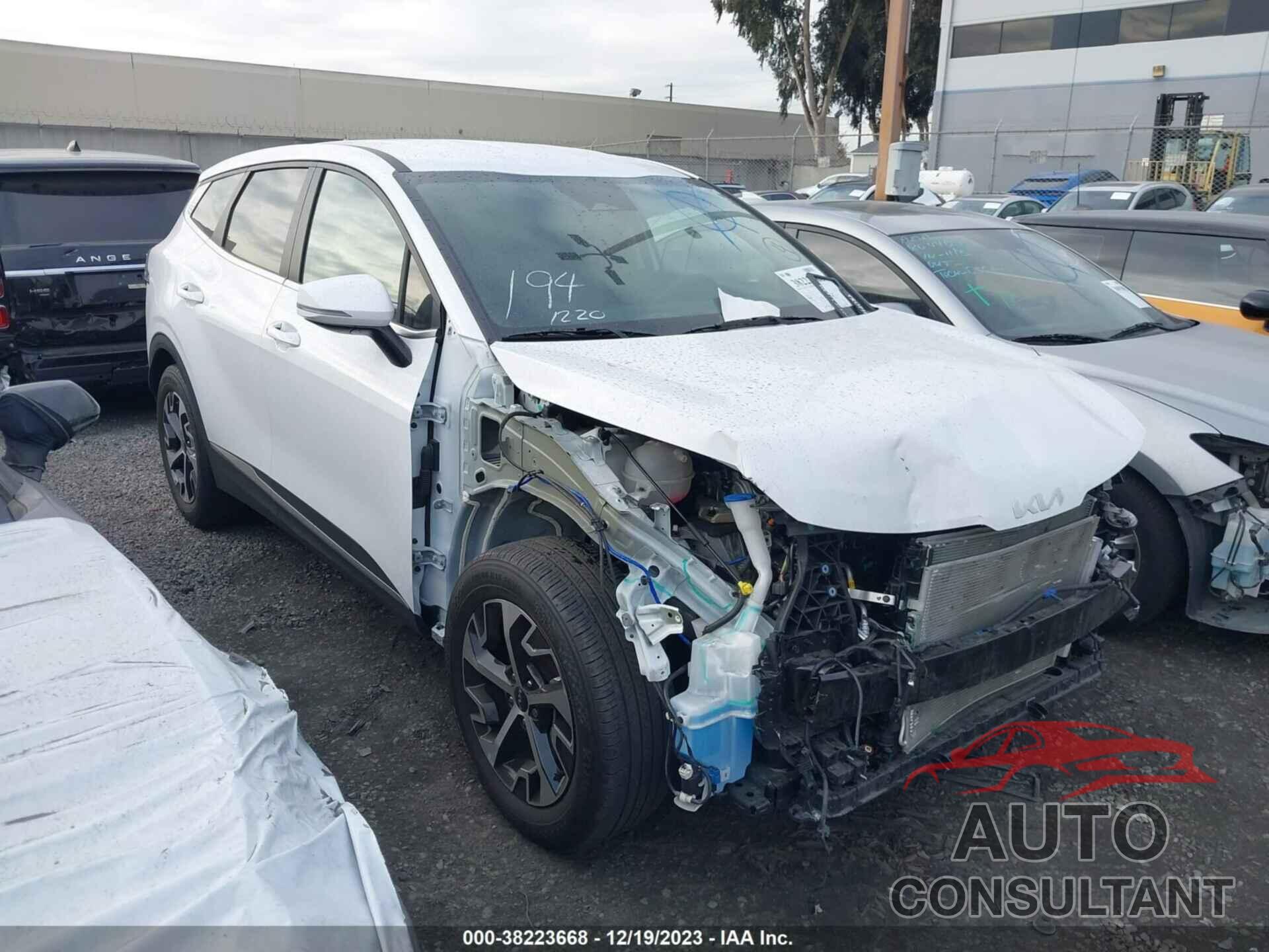 KIA SPORTAGE 2023 - 5XYK33AFXPG055290
