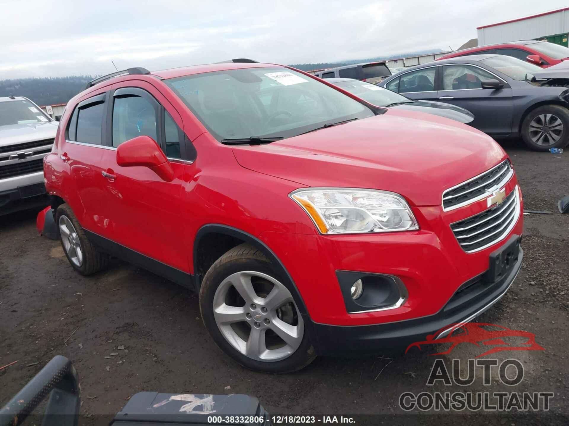 CHEVROLET TRAX 2016 - KL7CJRSB0GB601837