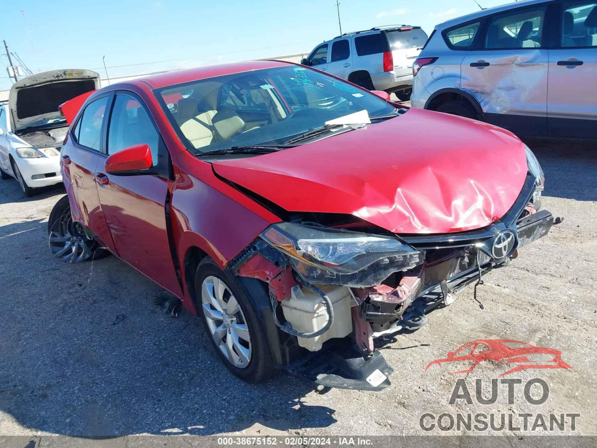 TOYOTA COROLLA 2017 - 5YFBURHE6HP601951