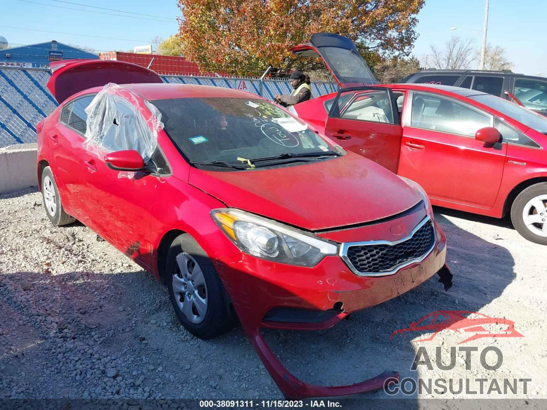 KIA FORTE 2016 - KNAFK4A61G5567973