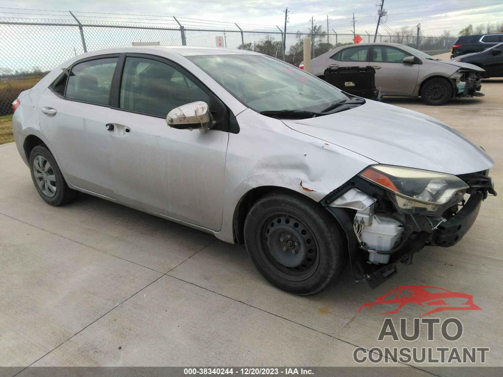 TOYOTA COROLLA 2016 - 5YFBURHE2GP500937