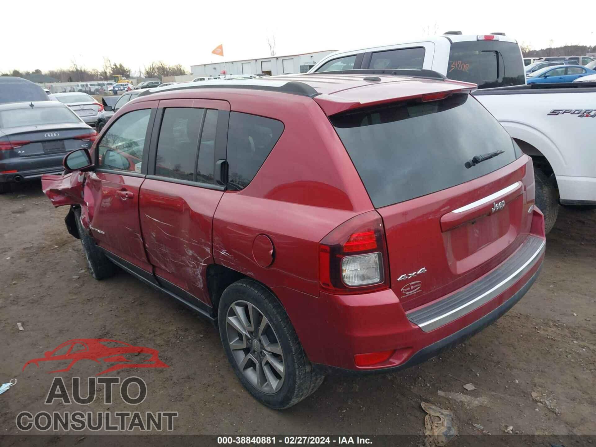 JEEP COMPASS 2017 - 1C4NJDEB5HD163686