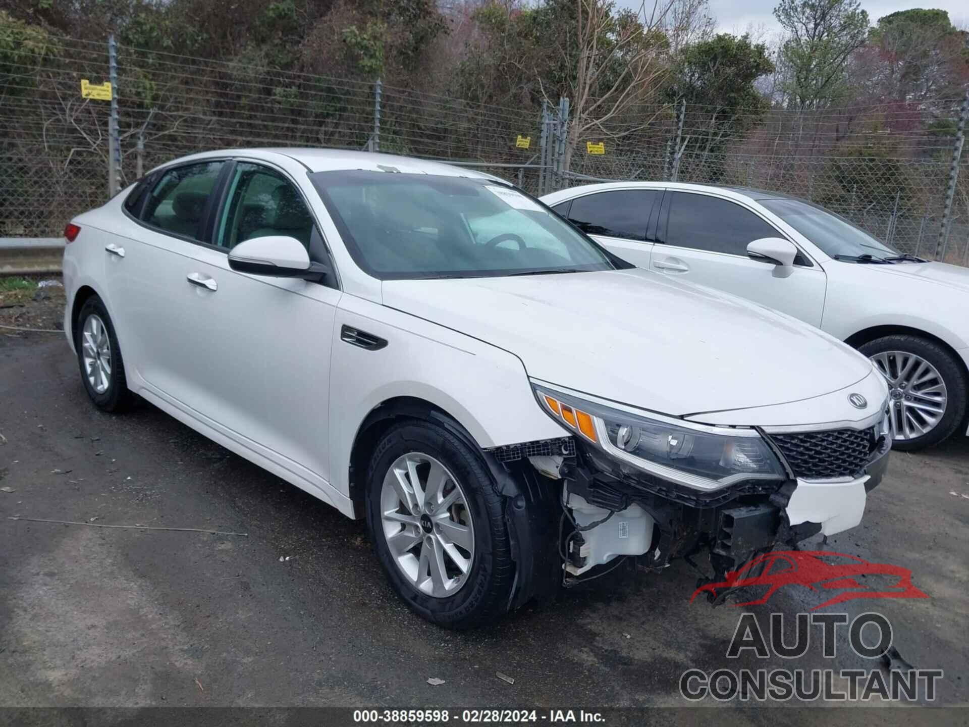 KIA OPTIMA 2016 - 5XXGT4L37GG049451