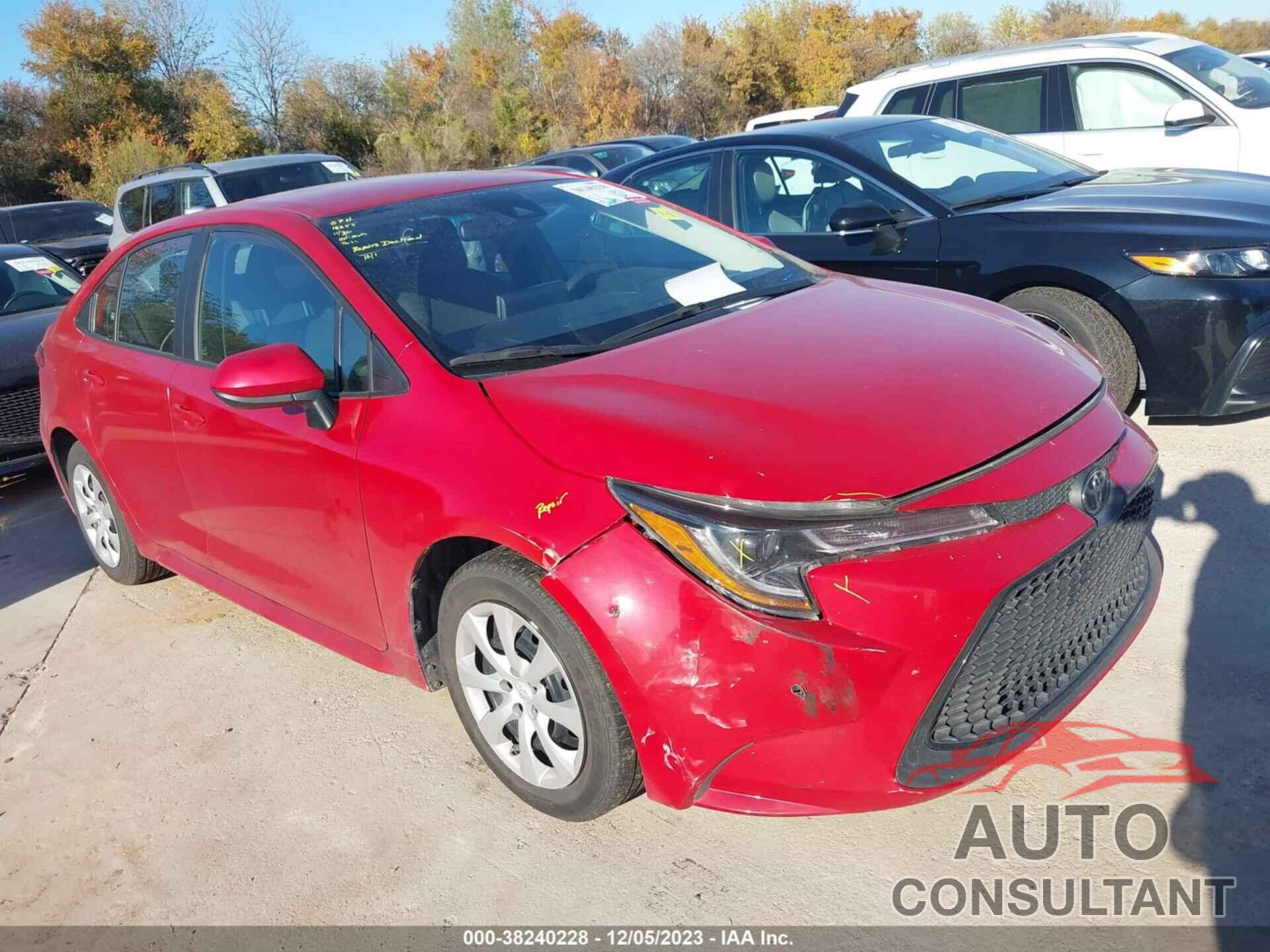 TOYOTA COROLLA 2021 - 5YFEPMAE3MP214804