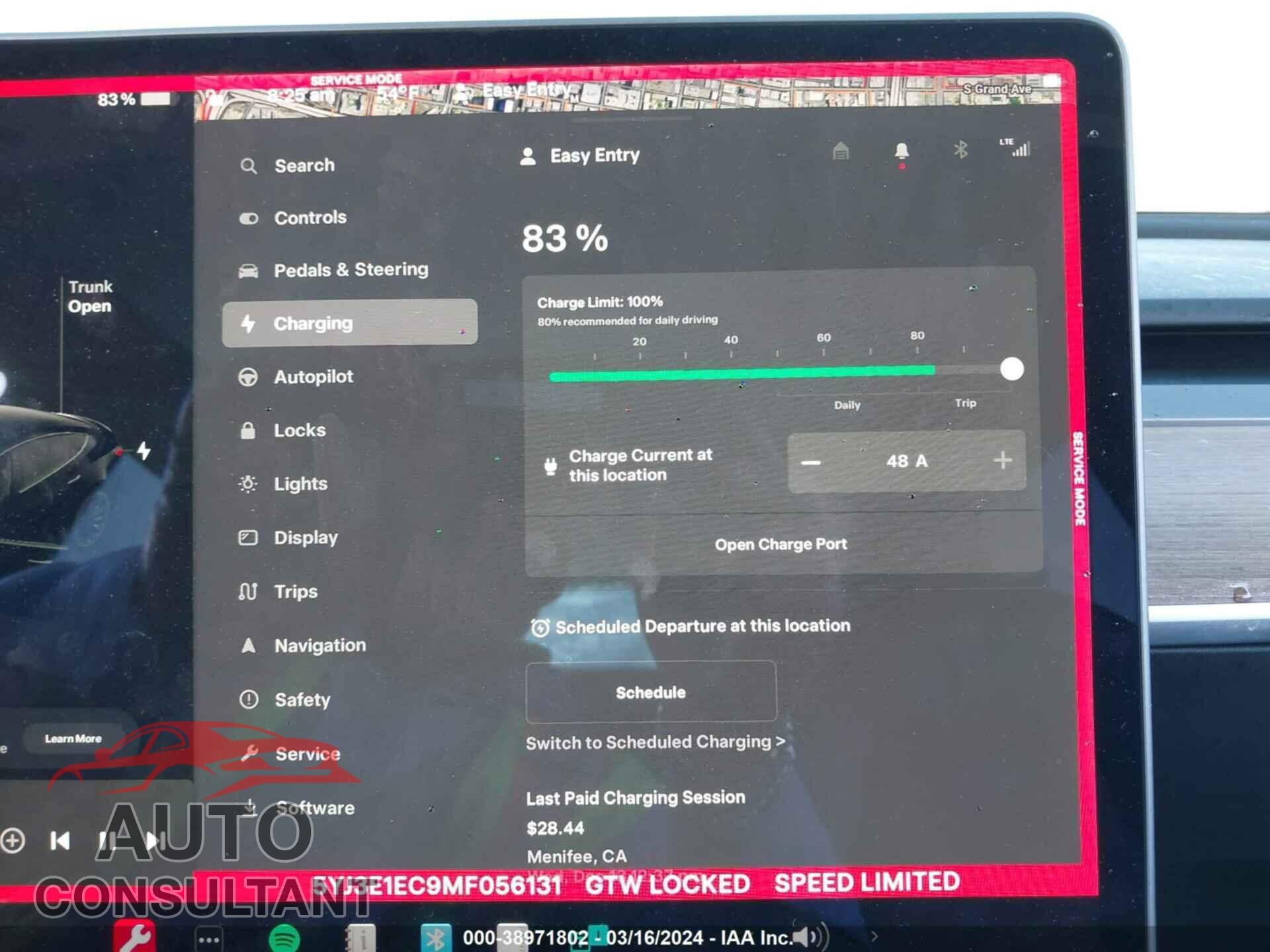 TESLA MODEL 3 2021 - 5YJ3E1EC9MF056131