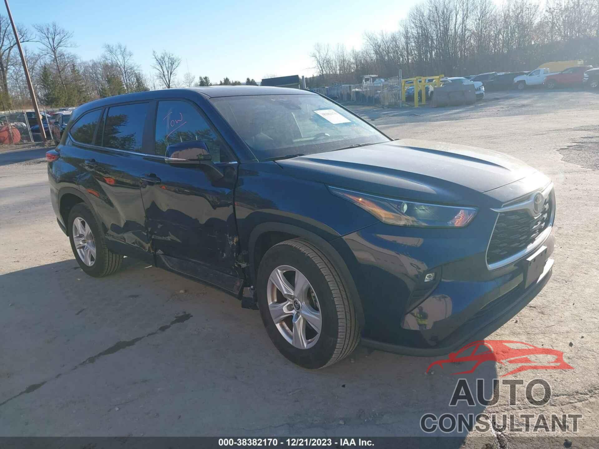 TOYOTA HIGHLANDER 2023 - 5TDKDRAH5PS016482