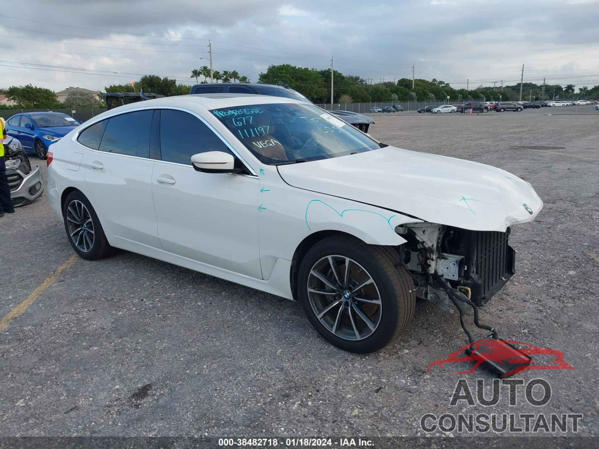 BMW 640I GRAN TURISMO 2019 - WBAJV6C59KBK08219