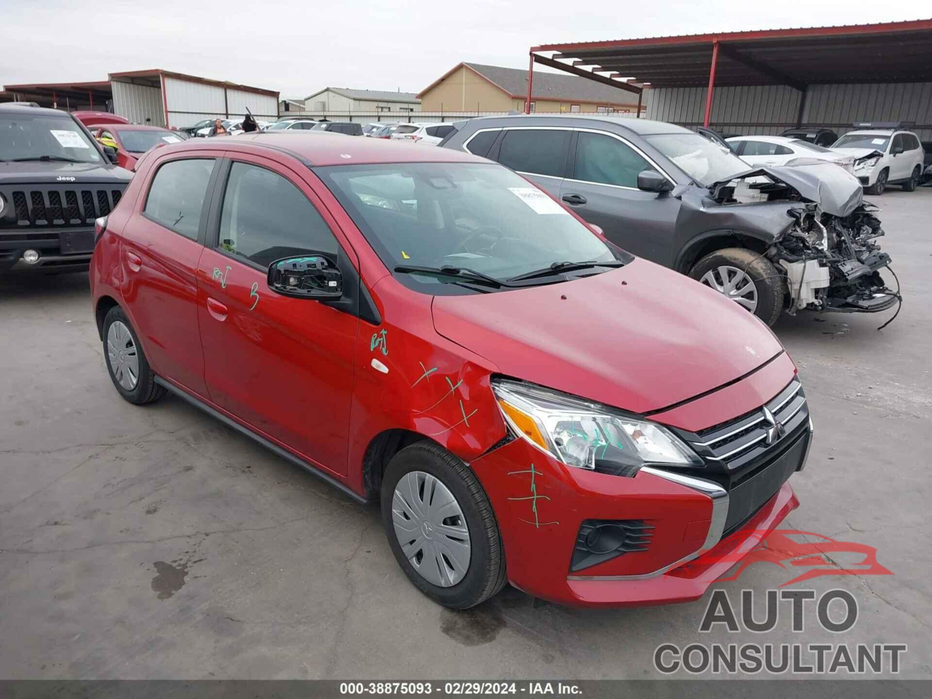 MITSUBISHI MIRAGE 2021 - ML32AUHJ0MH013724