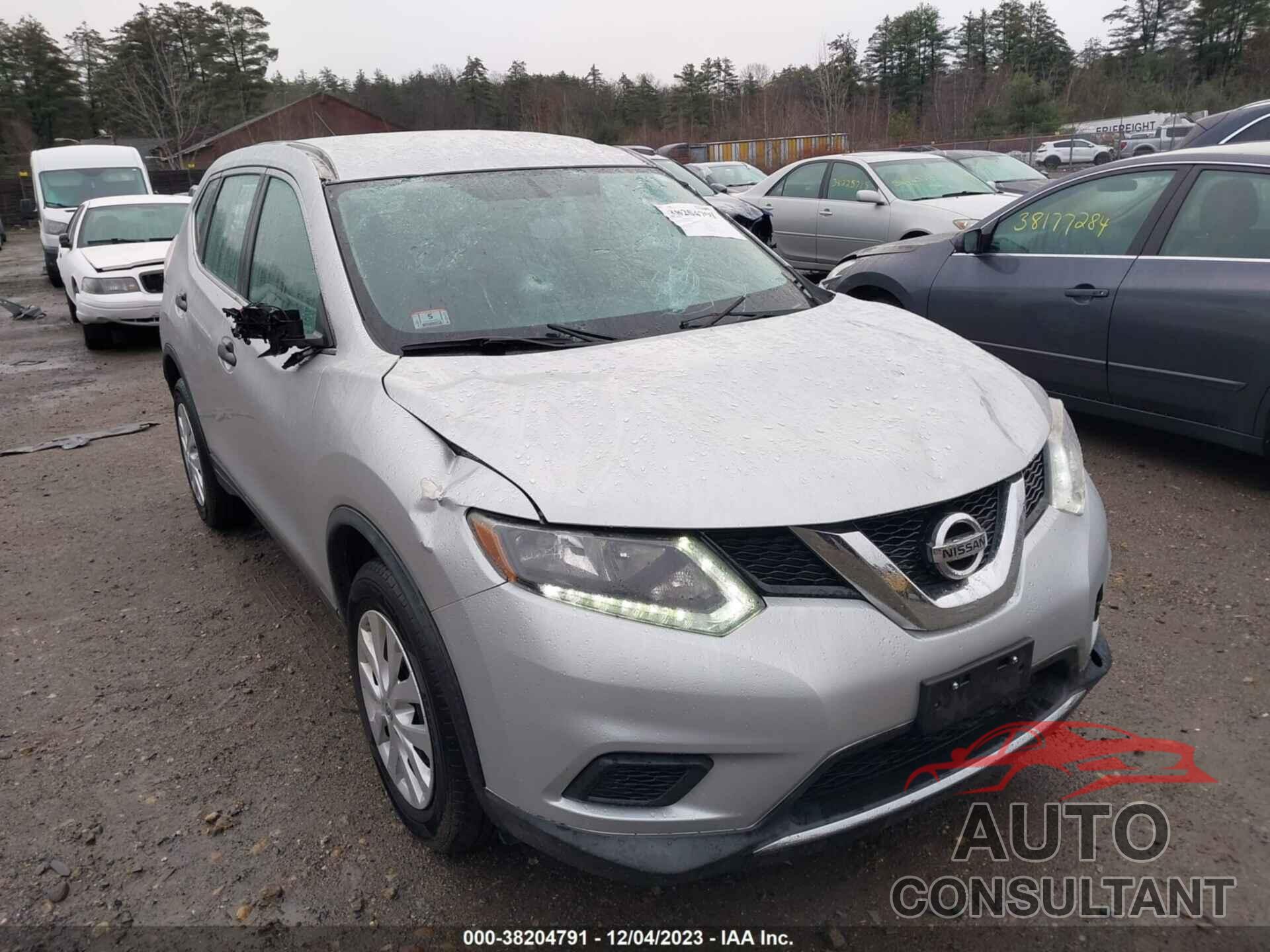 NISSAN ROGUE 2016 - KNMAT2MV8GP617886