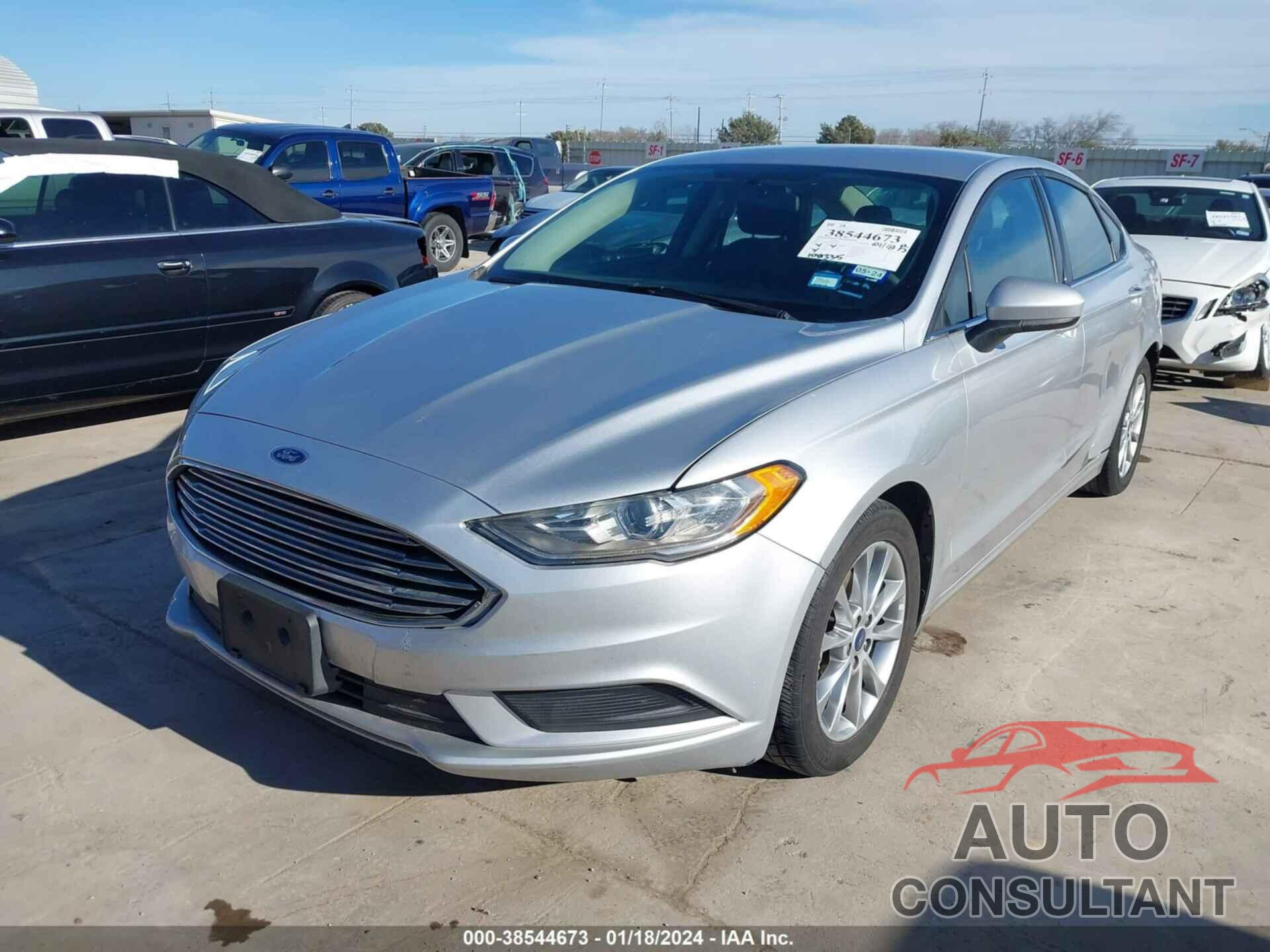 FORD FUSION 2017 - 3FA6P0H7XHR181875