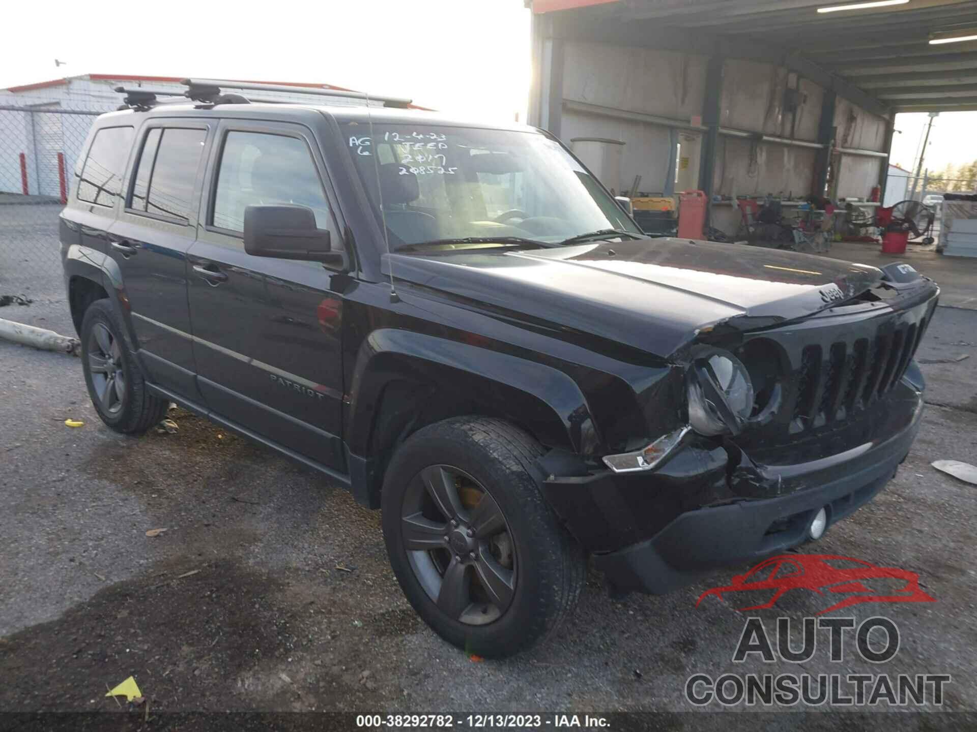 JEEP PATRIOT 2017 - 1C4NJRBB8HD208525