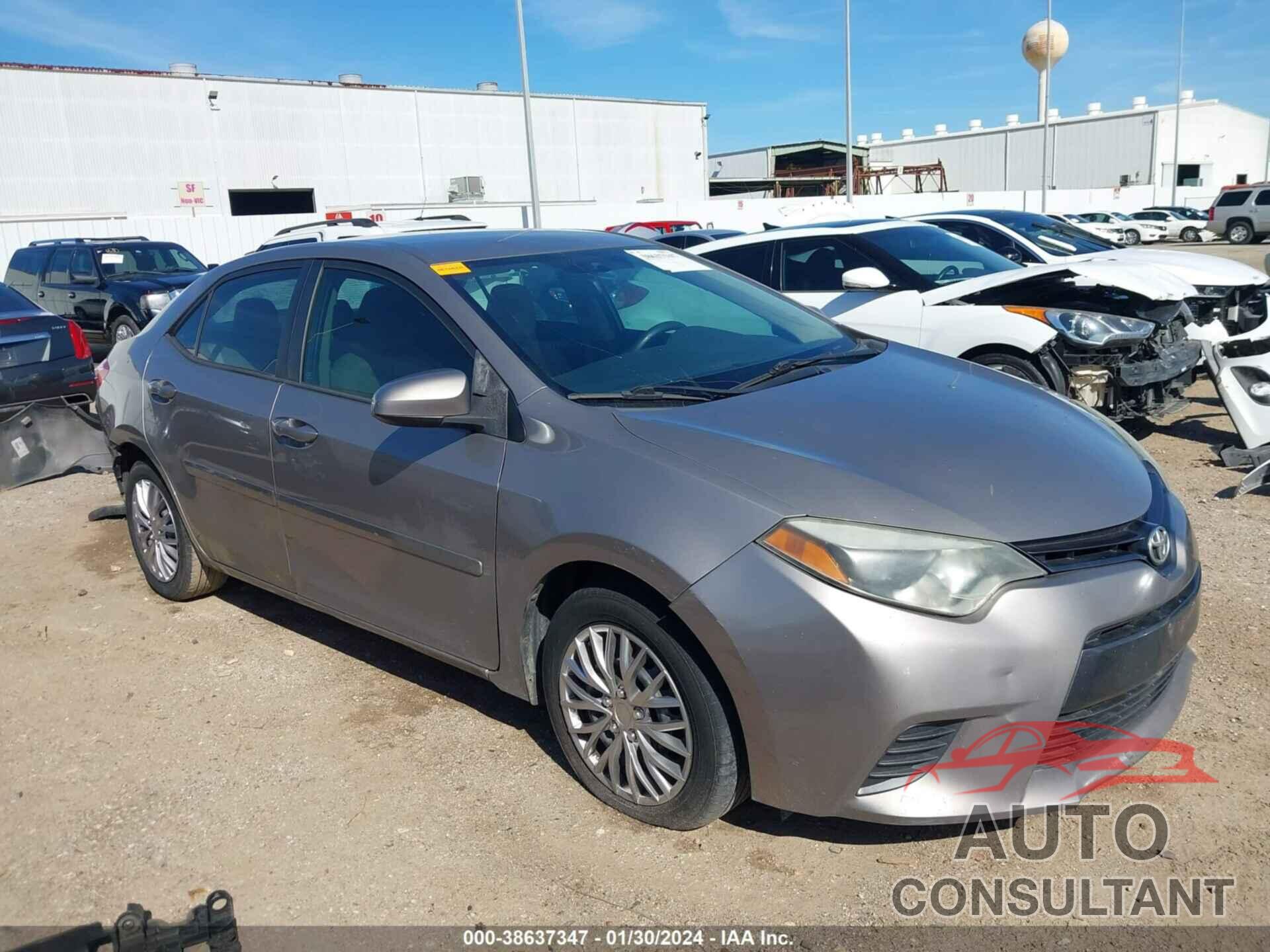 TOYOTA COROLLA 2016 - 5YFBURHE5GP434688