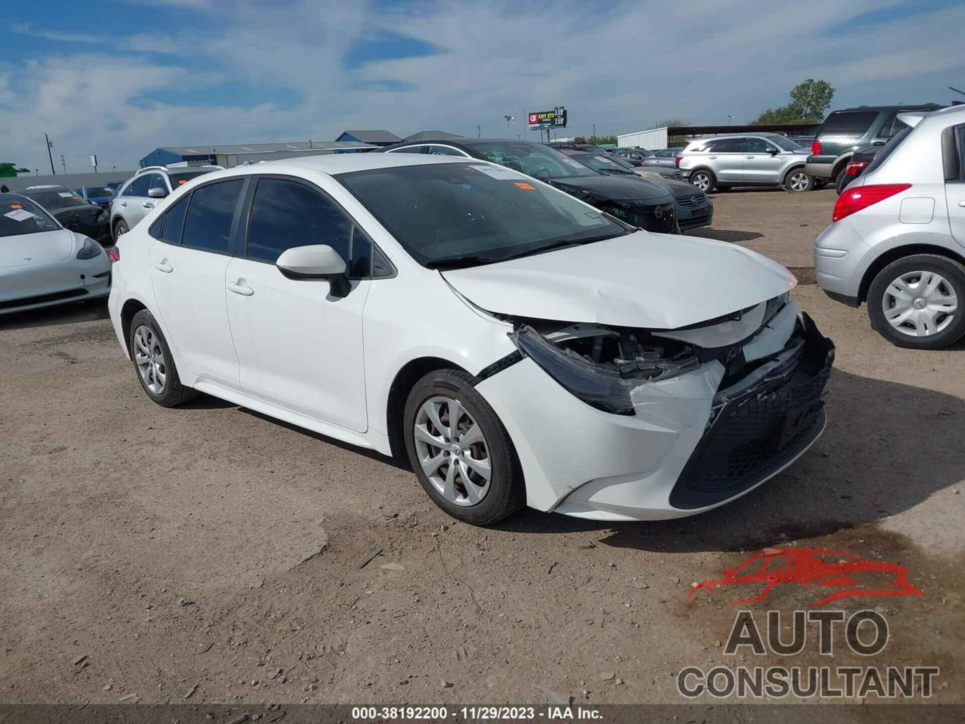 TOYOTA COROLLA 2020 - JTDEPRAE8LJ026134