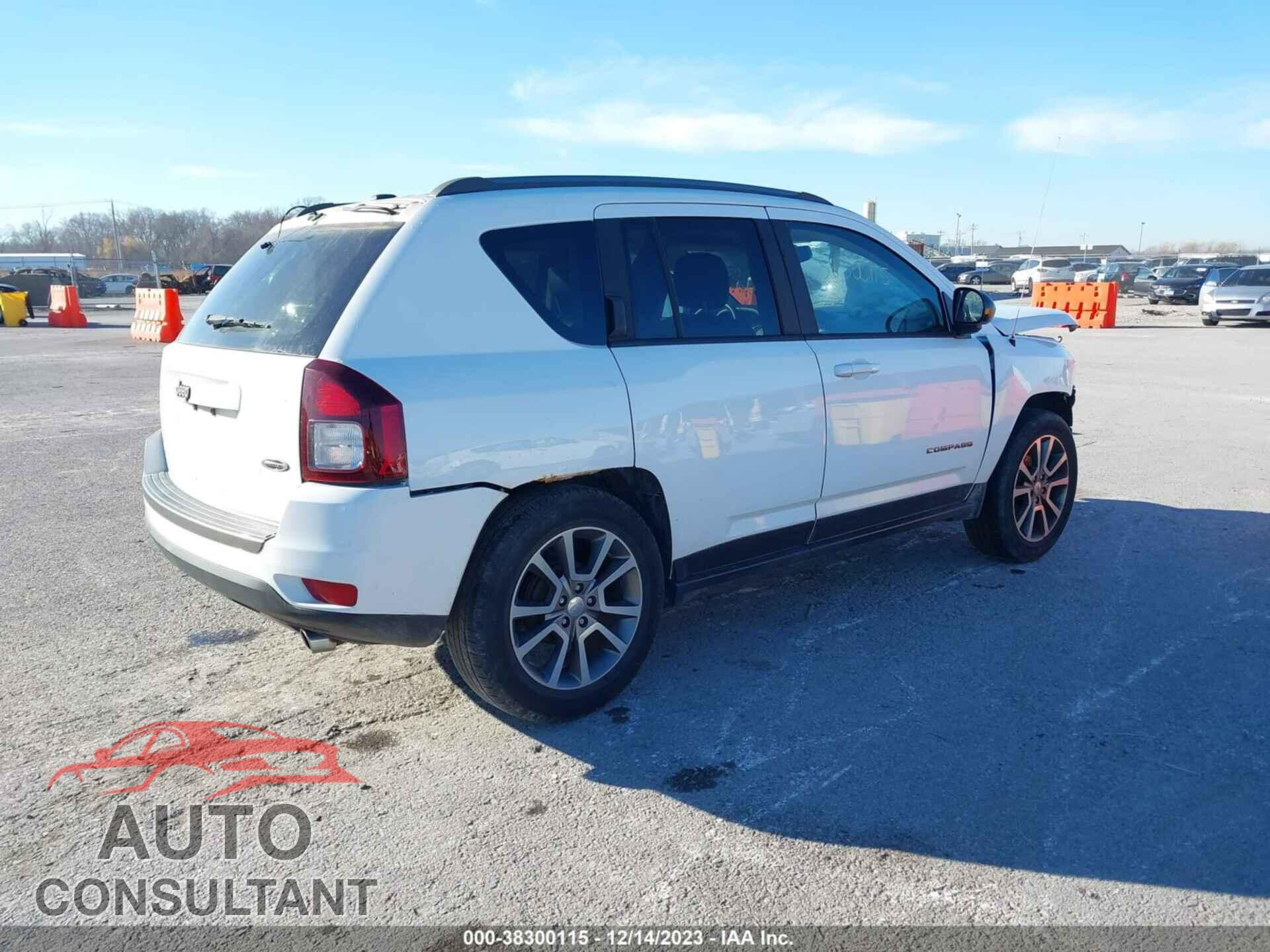 JEEP COMPASS 2017 - 1C4NJCBA2HD130621