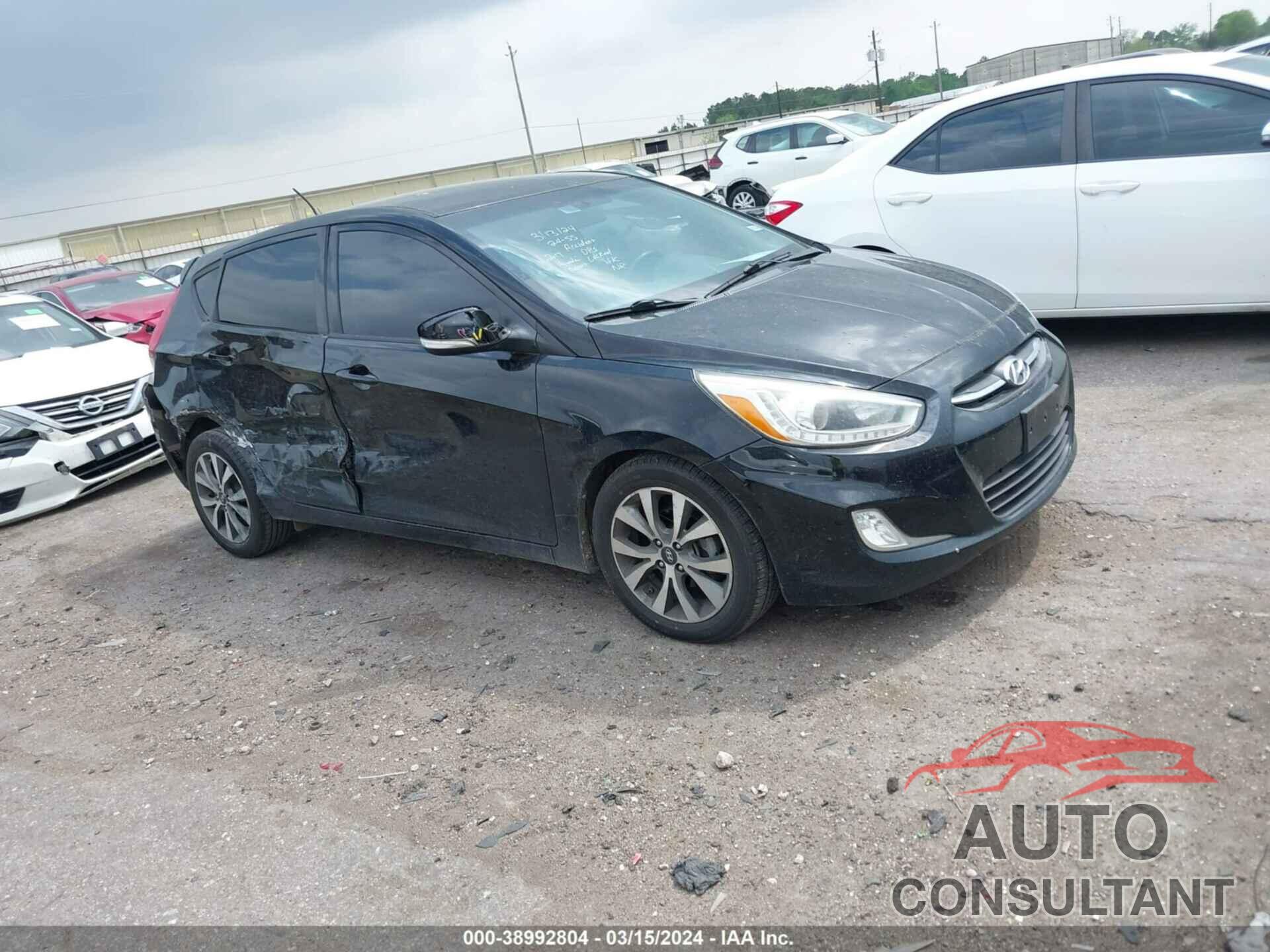 HYUNDAI ACCENT 2017 - KMHCU5AE4HU332869